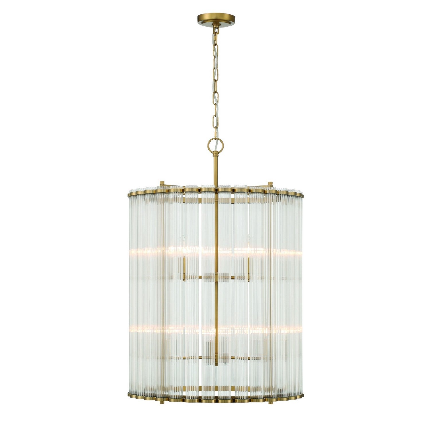 Lustre 8 lumières | Glasbury