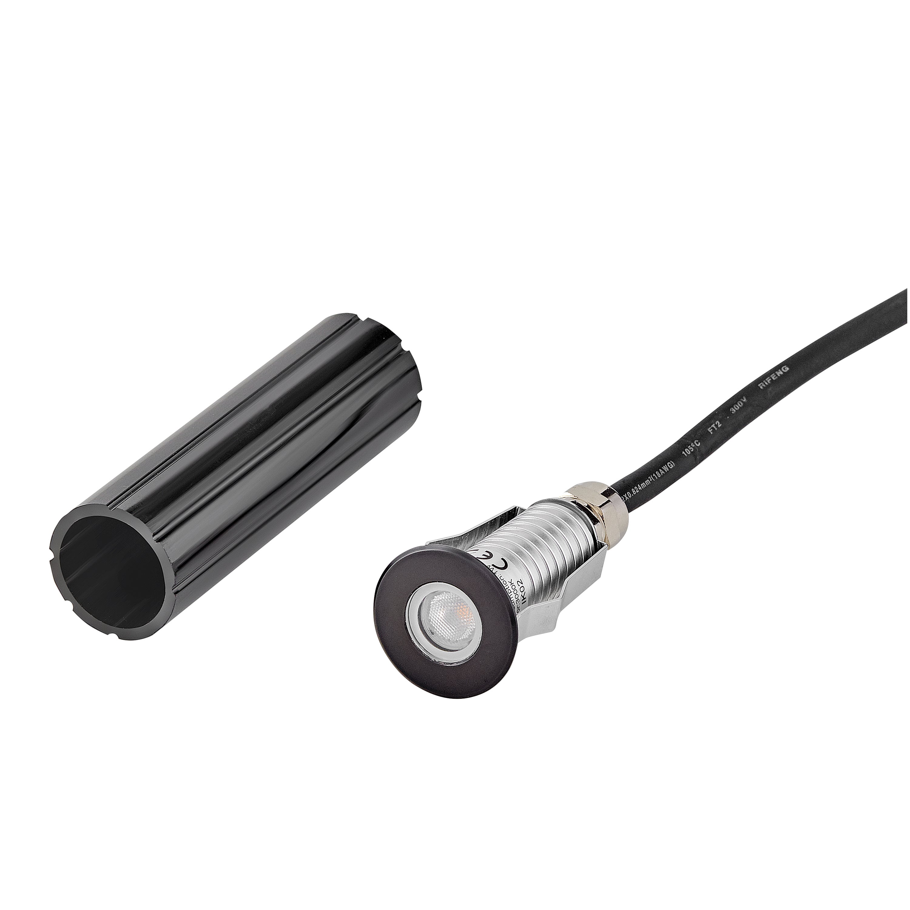 Petit Stainless Steel LED rond balise bouton