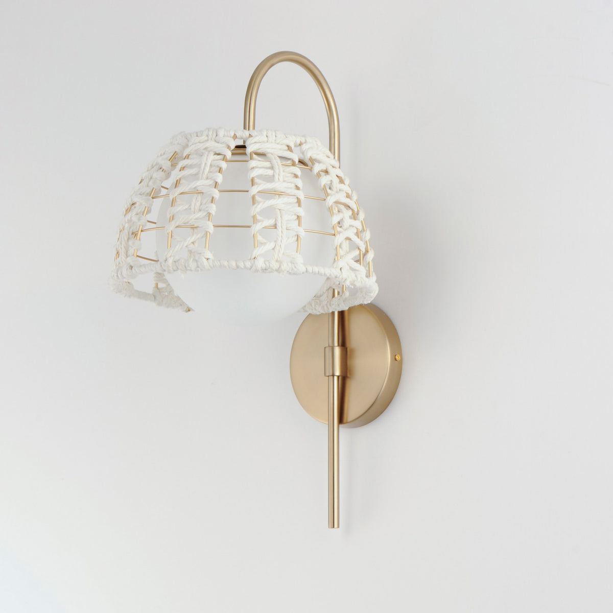 Applique murale 1 lumière | Macrame