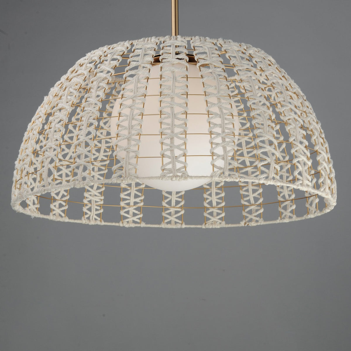 Suspension 1 lumière | Macrame