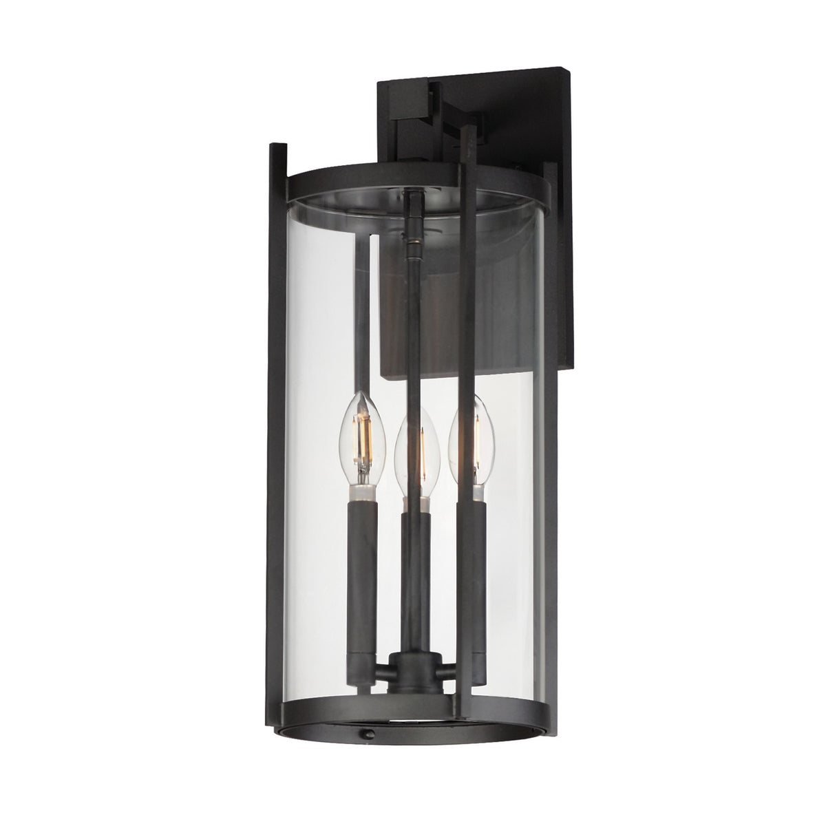 Maxim - Lanterne murale extérieure 3 lumières | Belfry - 30065CLBK