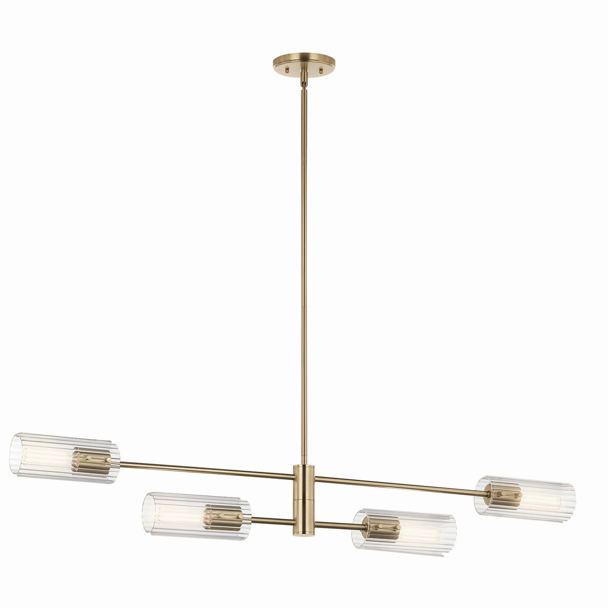 Lustre linéaire 4 lumières | Velestino