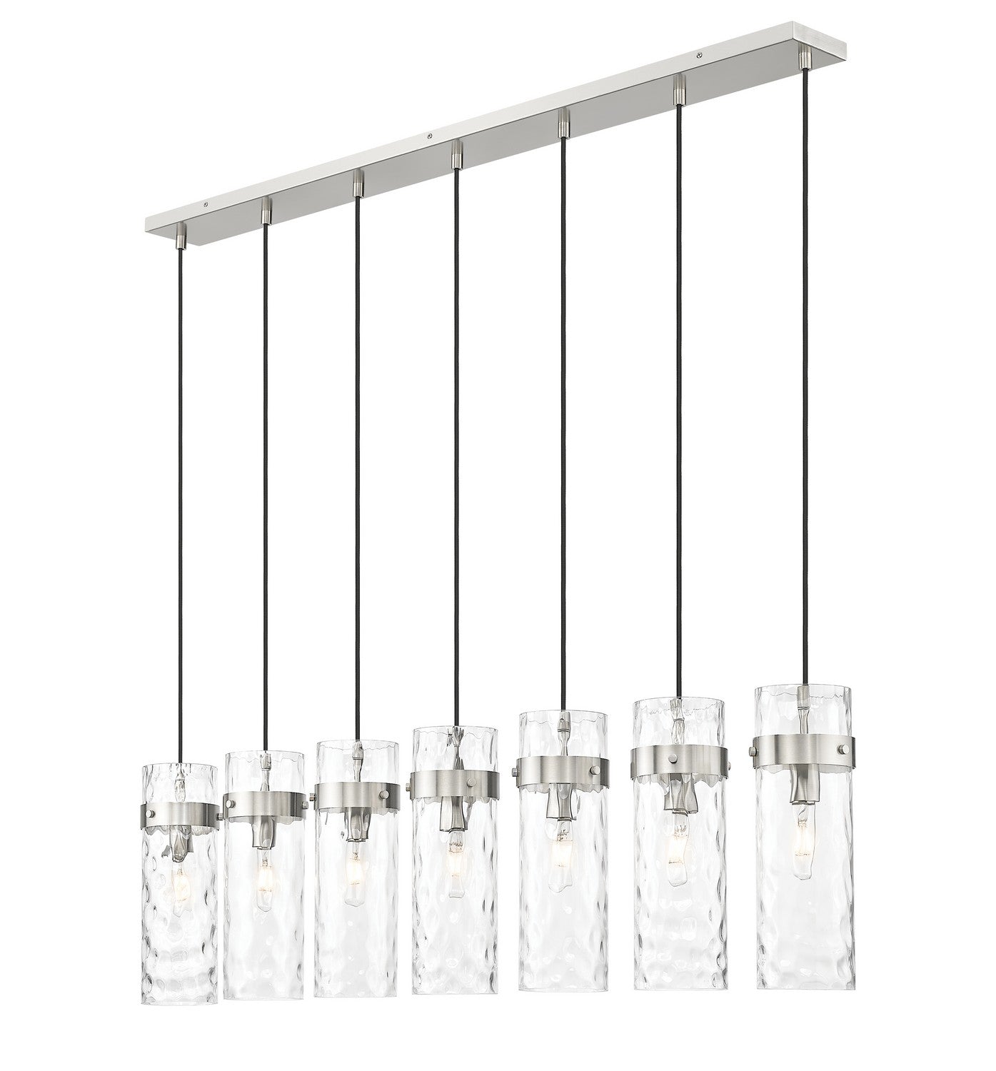 Lustre linéaire 7 lumières | Fontaine