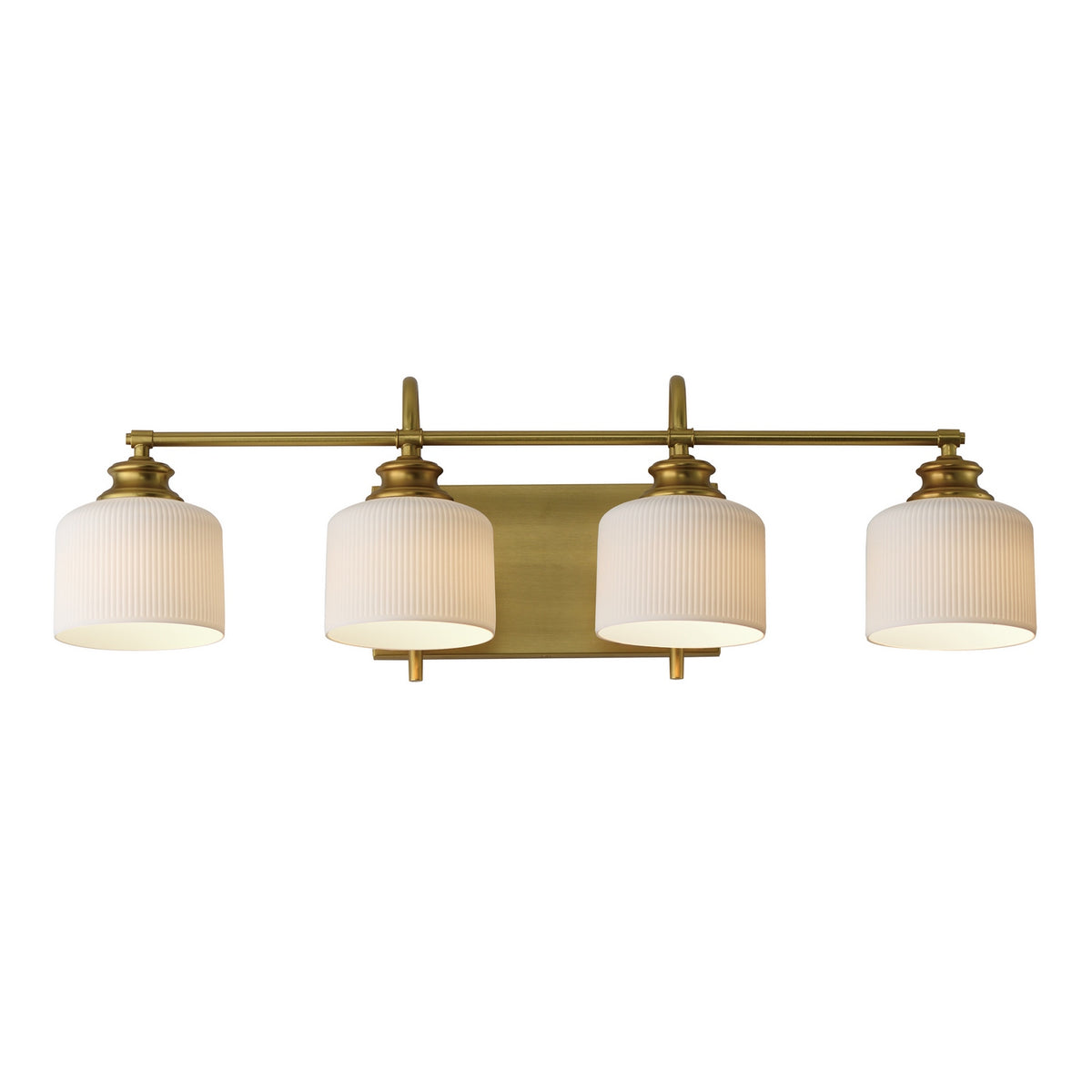 Applique de vanité 4 lumières | Bisque