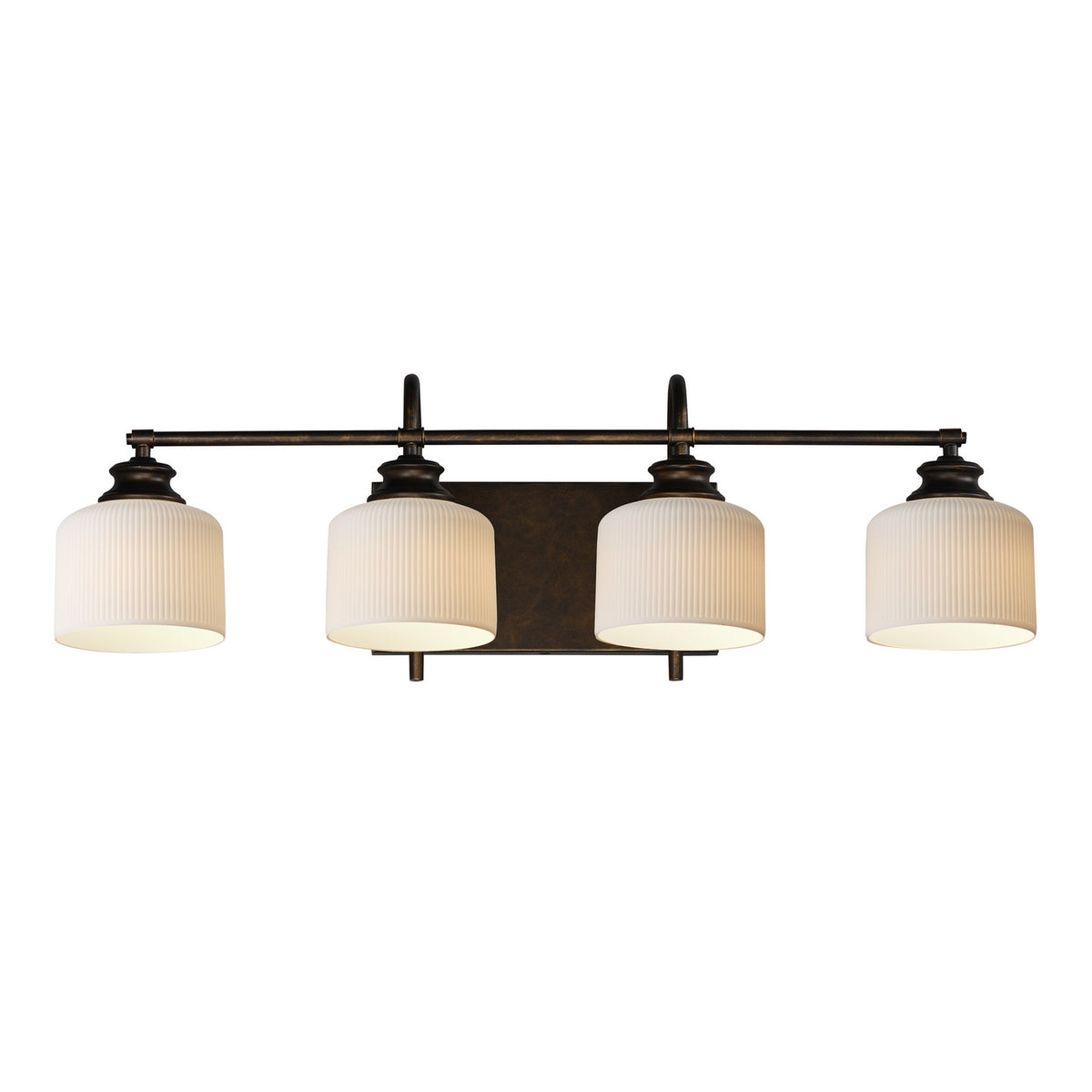 Applique de vanité 4 lumières | Bisque
