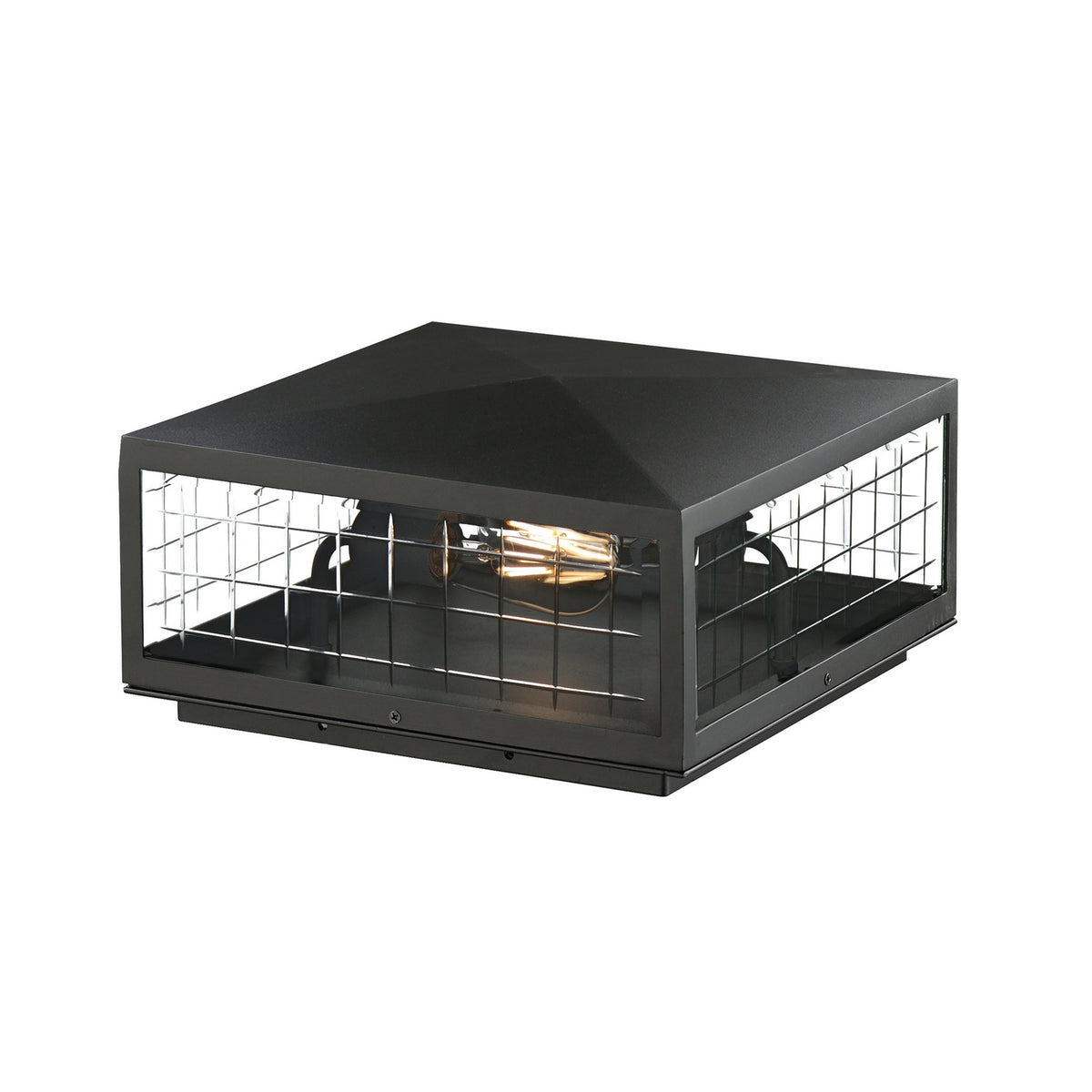 Maxim - Adaptateur de pilier extérieur 2 lumières | Magnus - 30690CLBK
