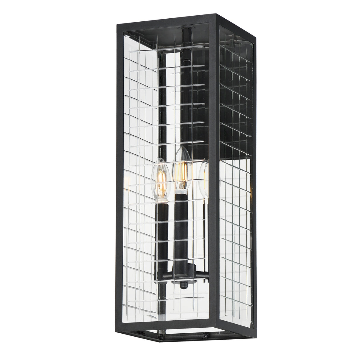 Maxim - Lanterne murale extérieure 3 lumières | Magnus - 30694CLBK