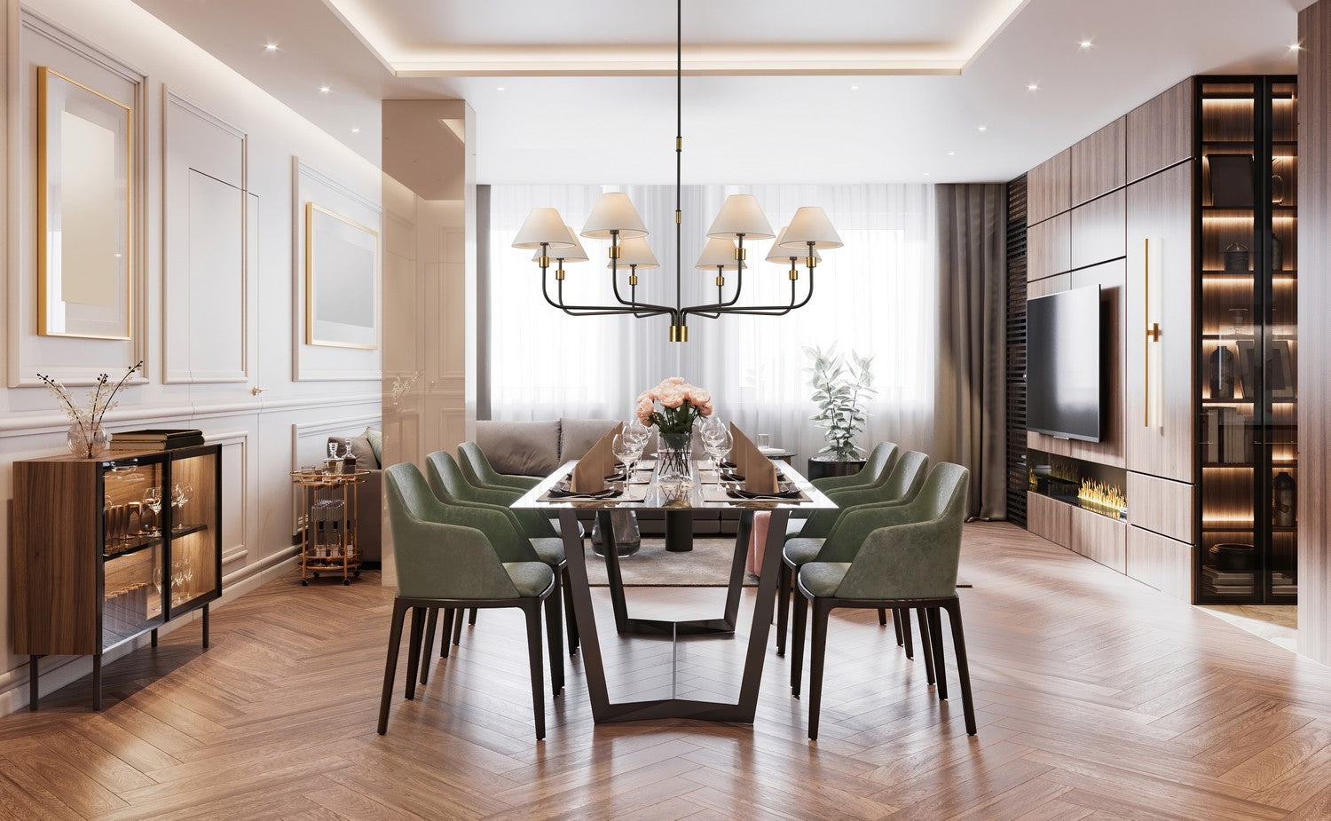 Lustre 8 lumières | Providence