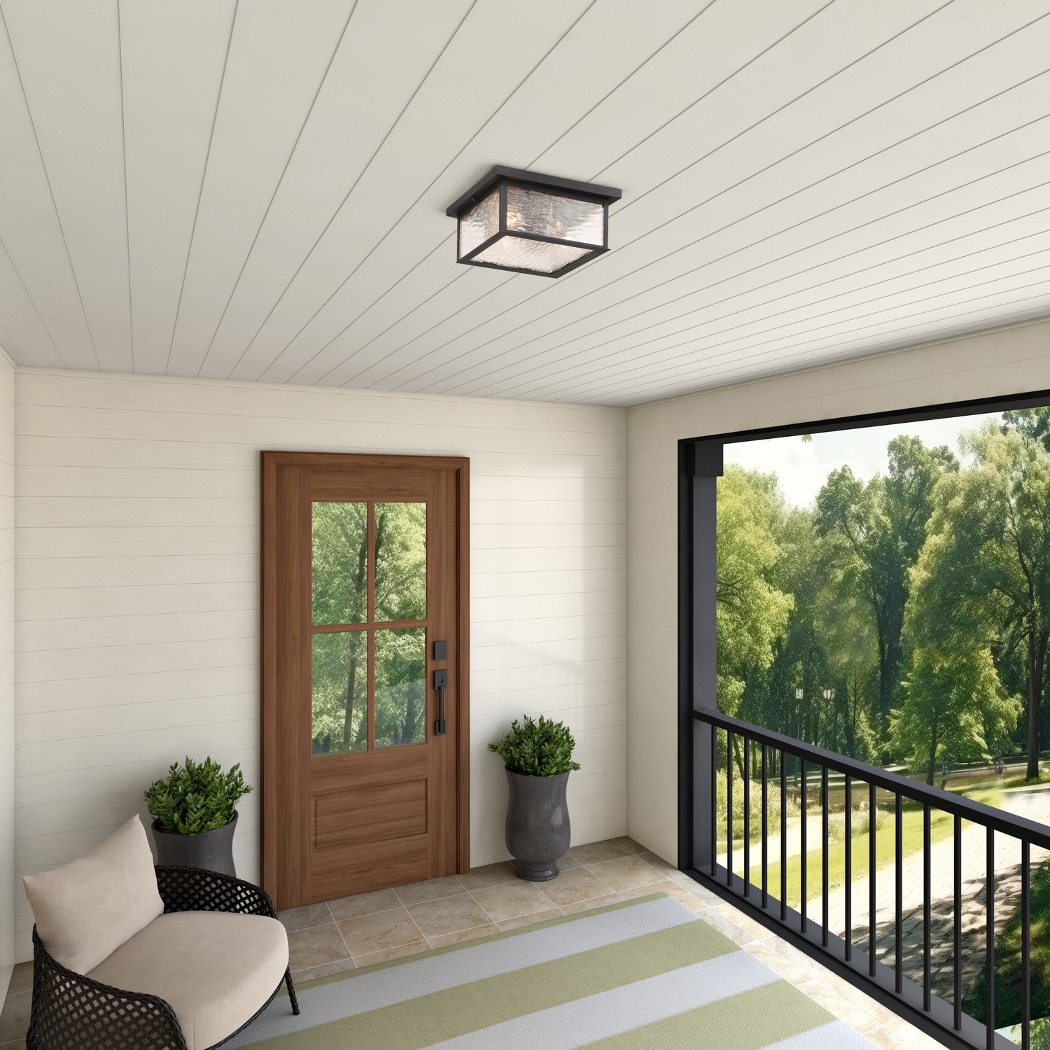 Plafonnier extérieur 3 lumières | Estate
