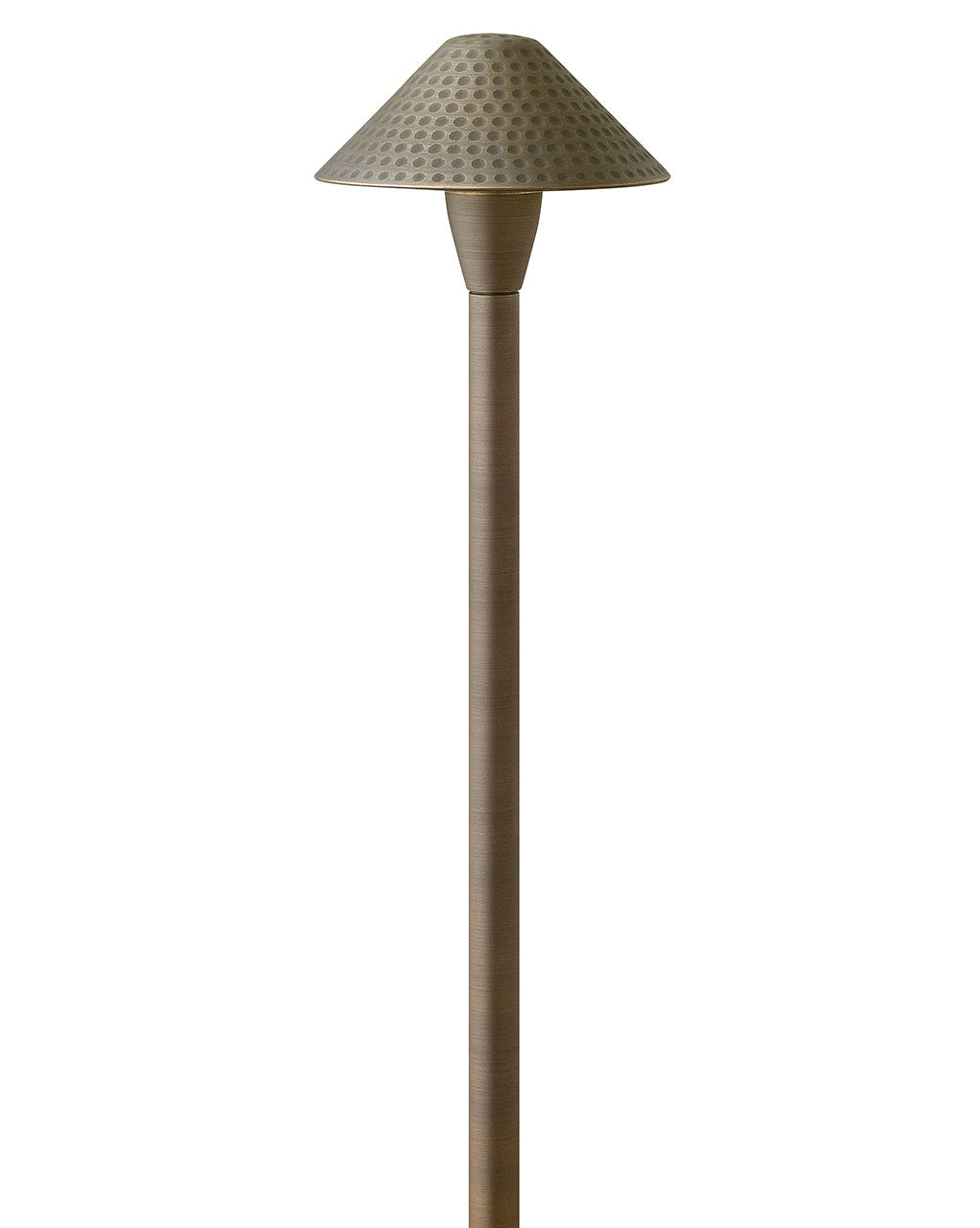 12 V Grande borne lumineuse LED de sentier martelée