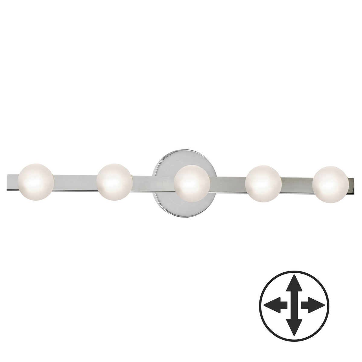 Applique de vanité 5 lumières | Raleigh