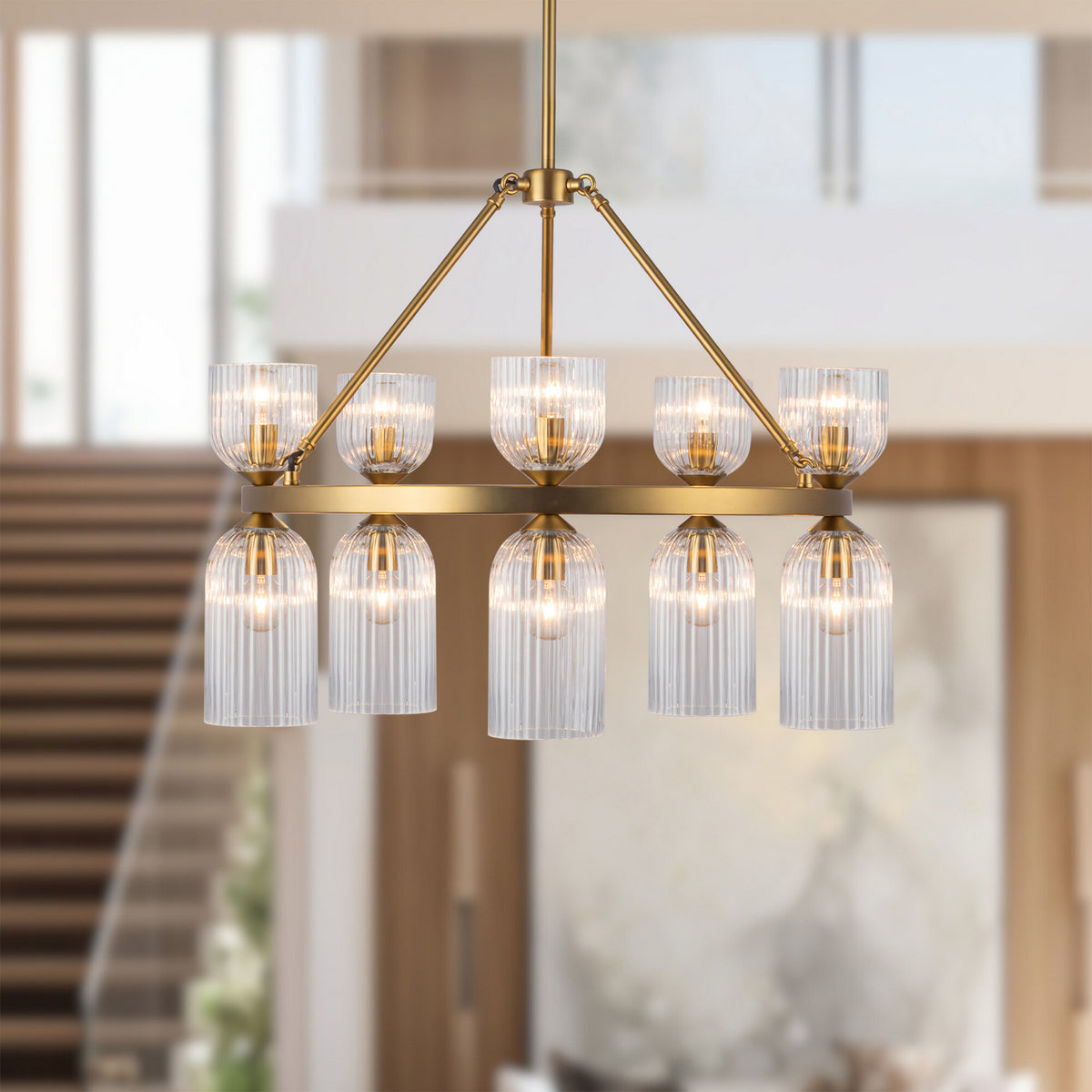 Lustre 10 lumières | Nelly