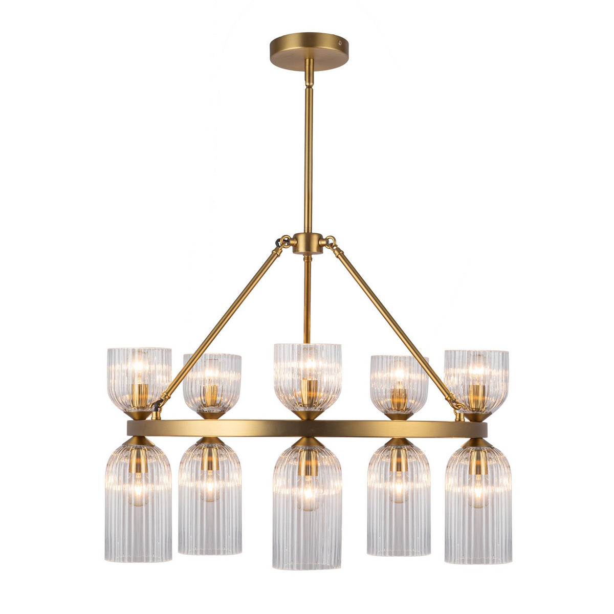 Lustre 10 lumières | Nelly