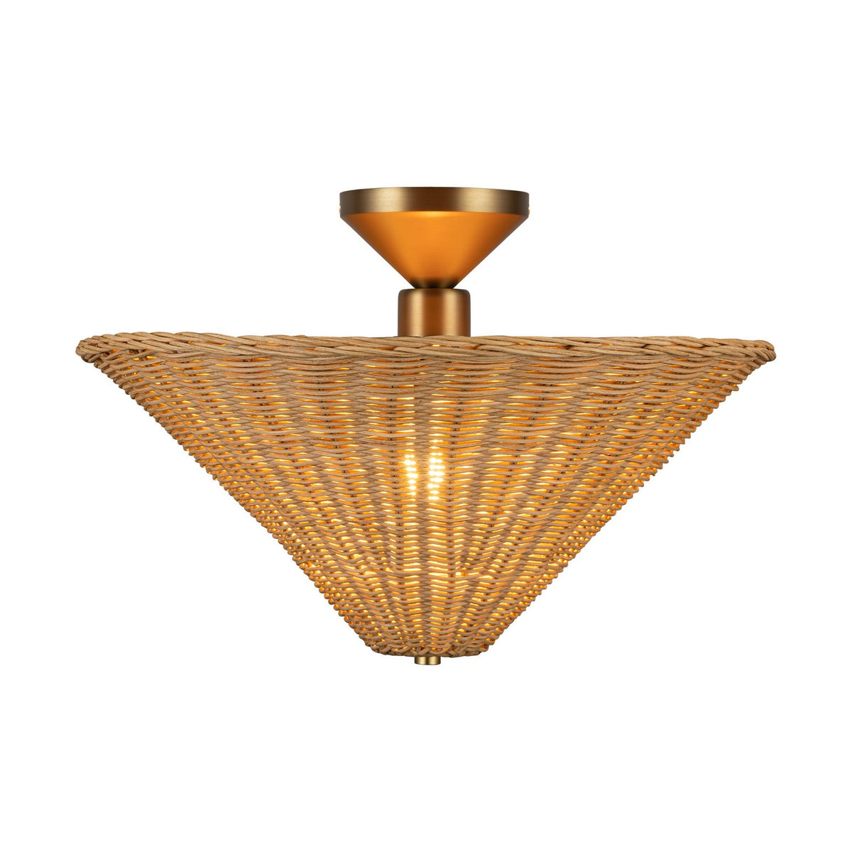 Semi-plafonnier 1 lumière | Bridgette