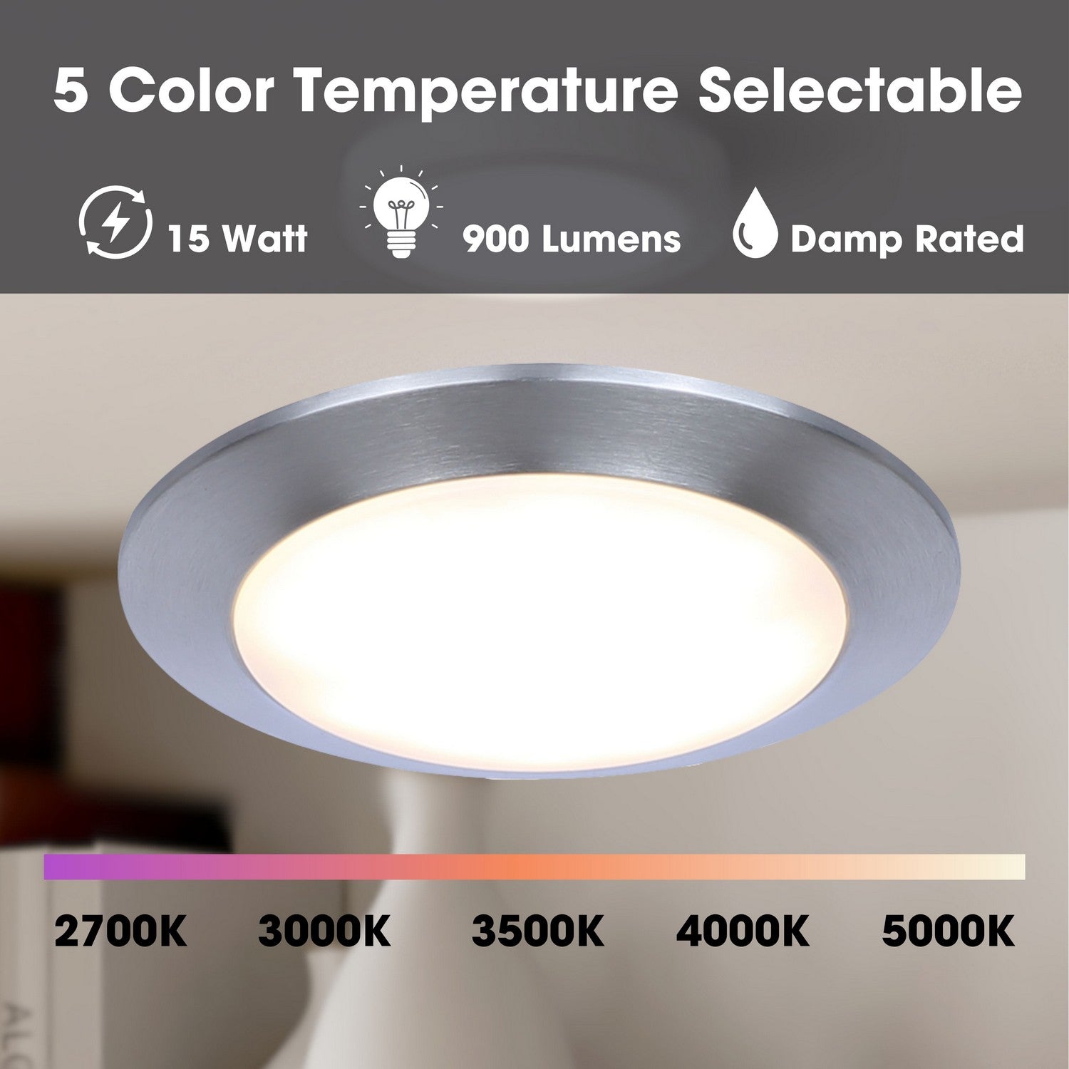Plafonnier disque DEL | Led Round