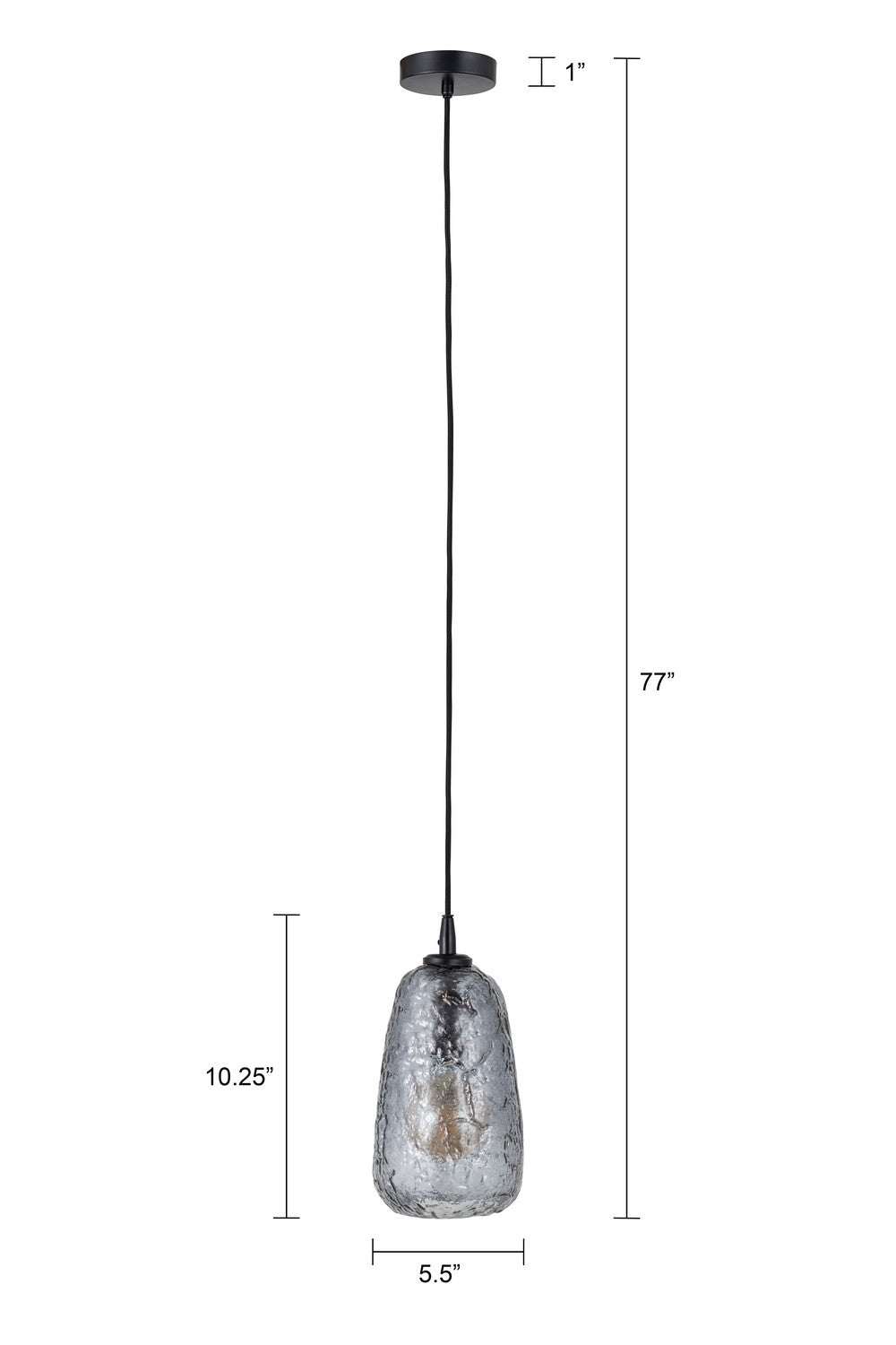 Suspension 1 lumière | Eden