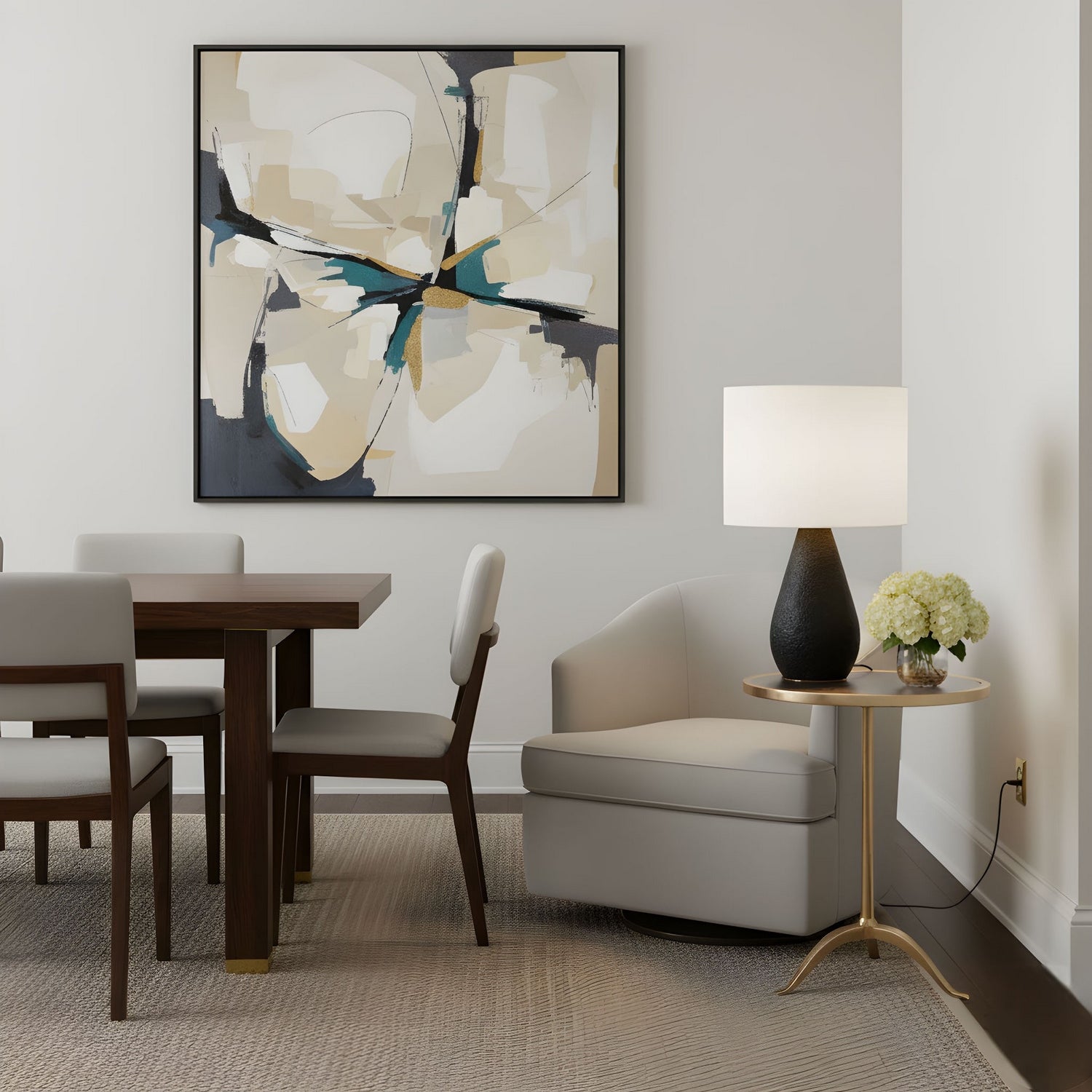Lampe de table 1 lumière | Breccia