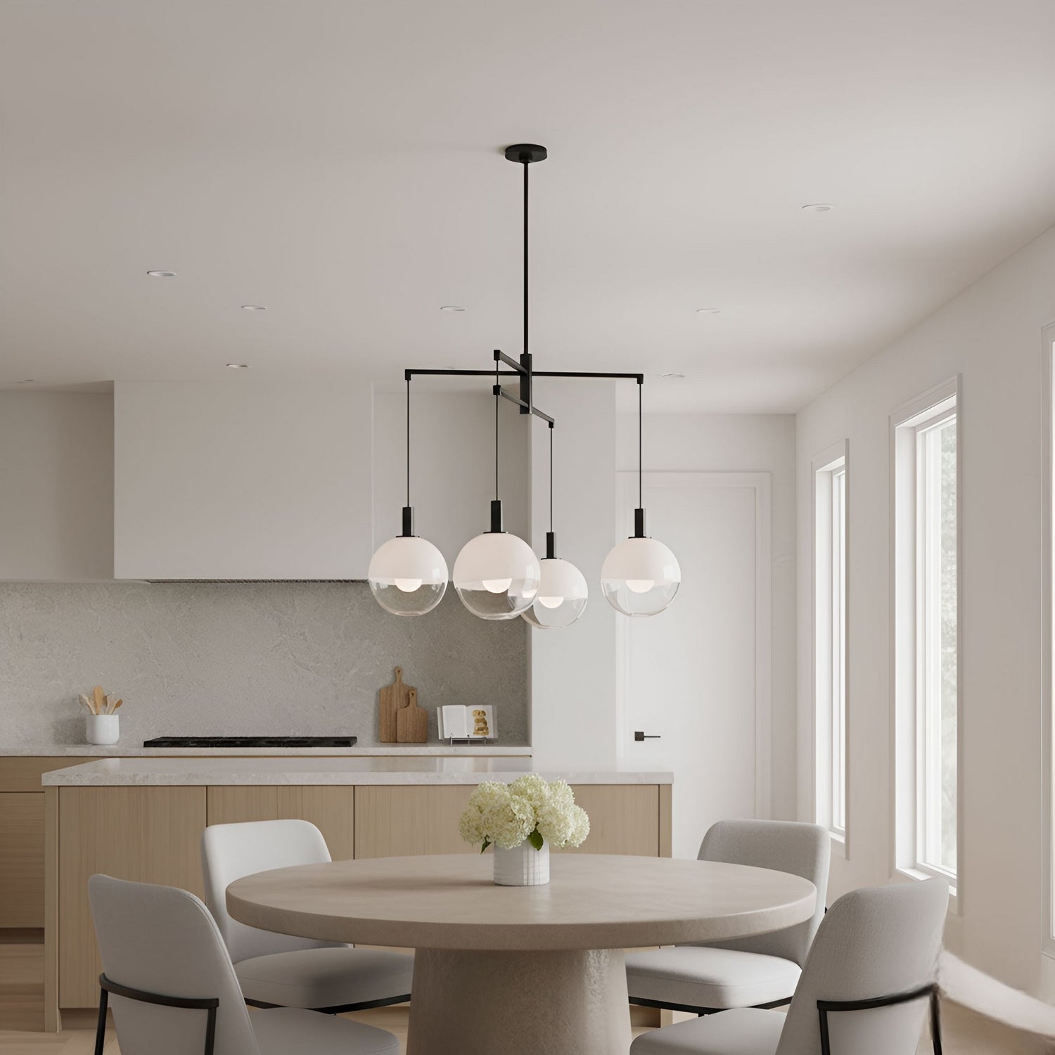 Lustre 4 lumières | Torian
