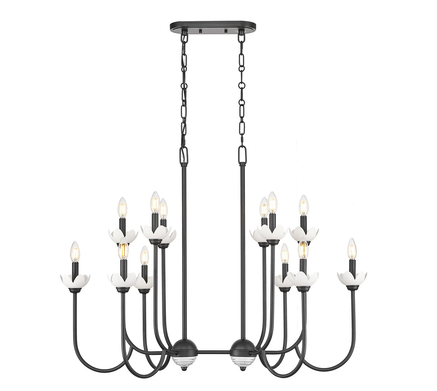 Lustre linéaire 12 lumières | Allistair