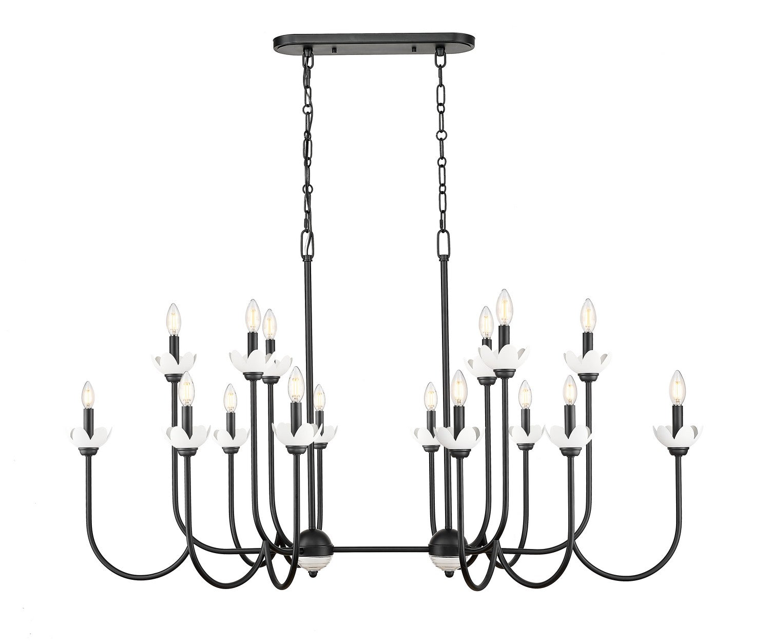 Lustre linéaire 16 lumières | Allistair