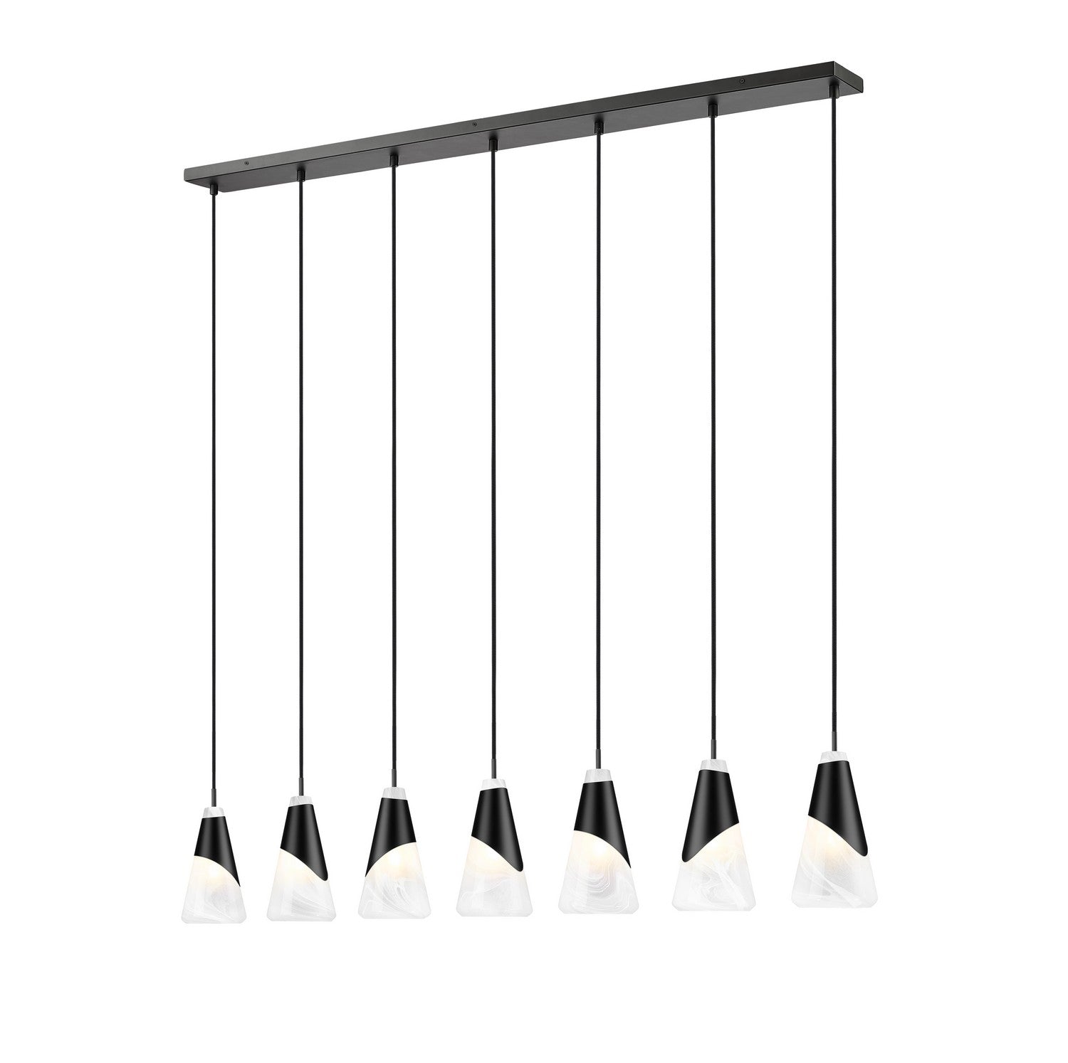 Lustre linéaire 7 lumières | Aimie