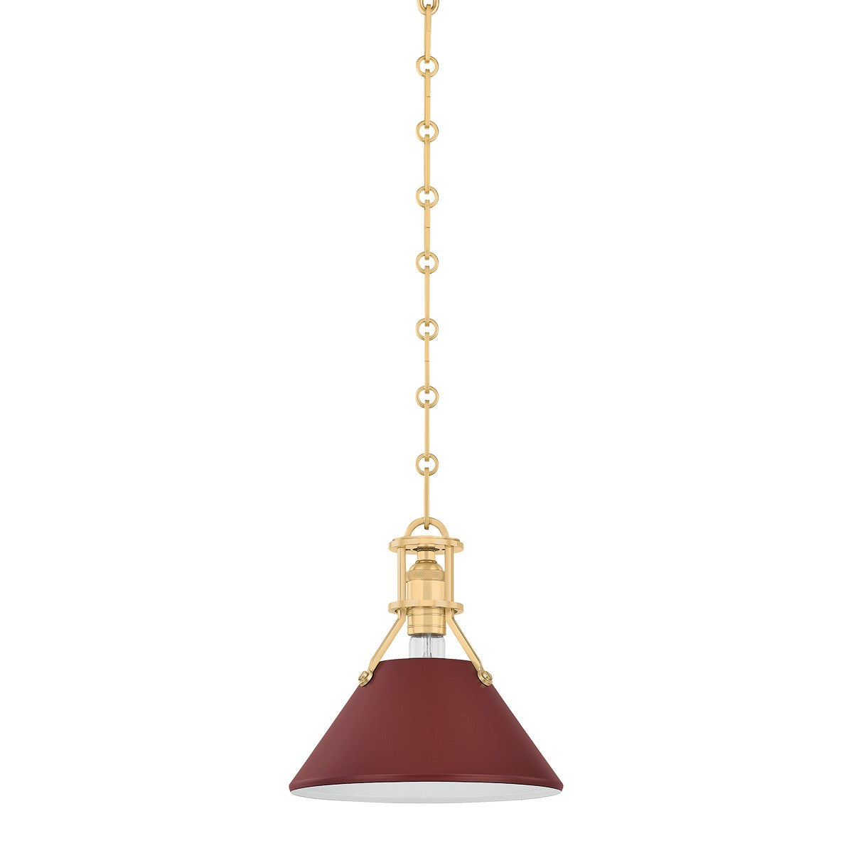 Suspension 1 lumière | Painted No. 2
