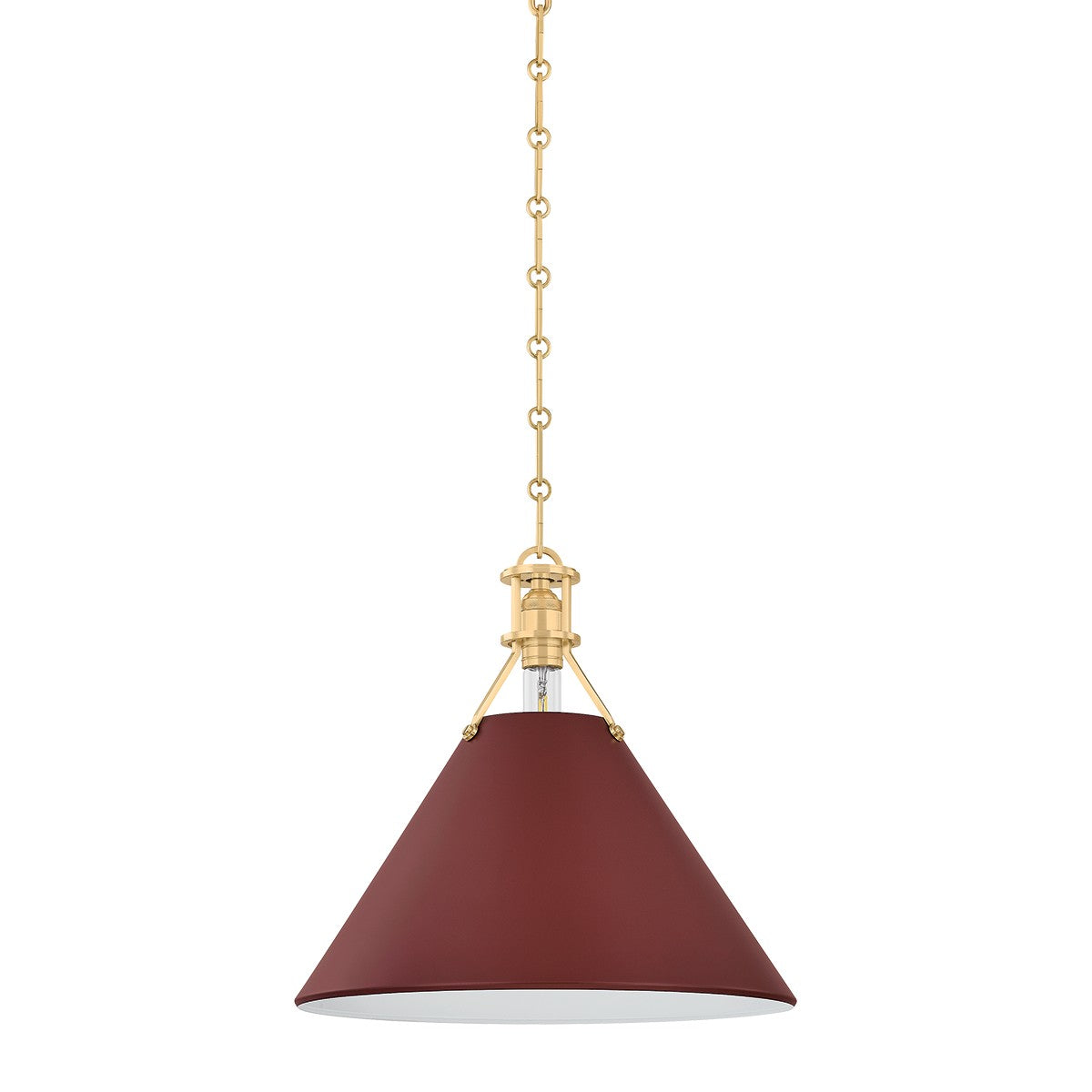 Suspension 1 lumière | Painted No. 2