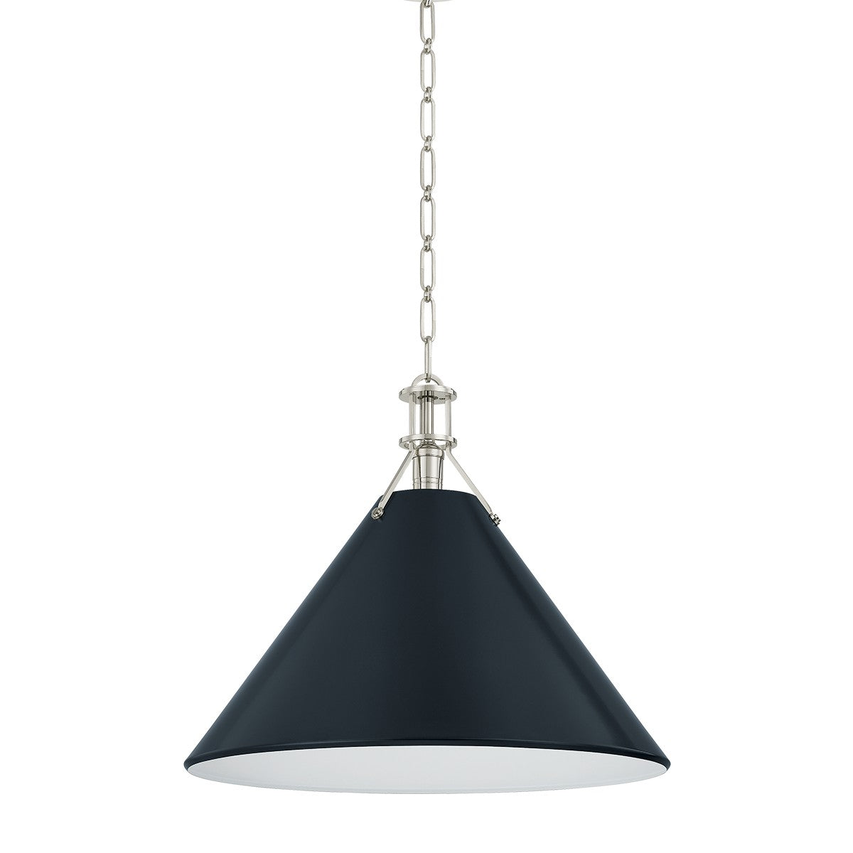 Suspension 1 lumière | Painted No. 2
