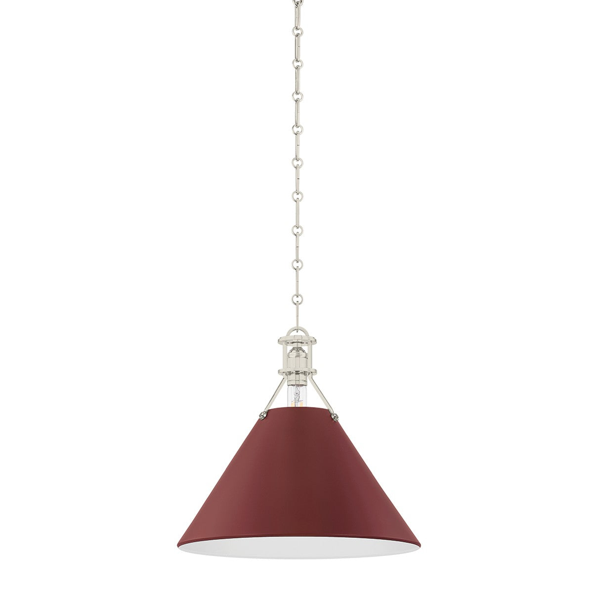 Suspension 1 lumière | Painted No. 2