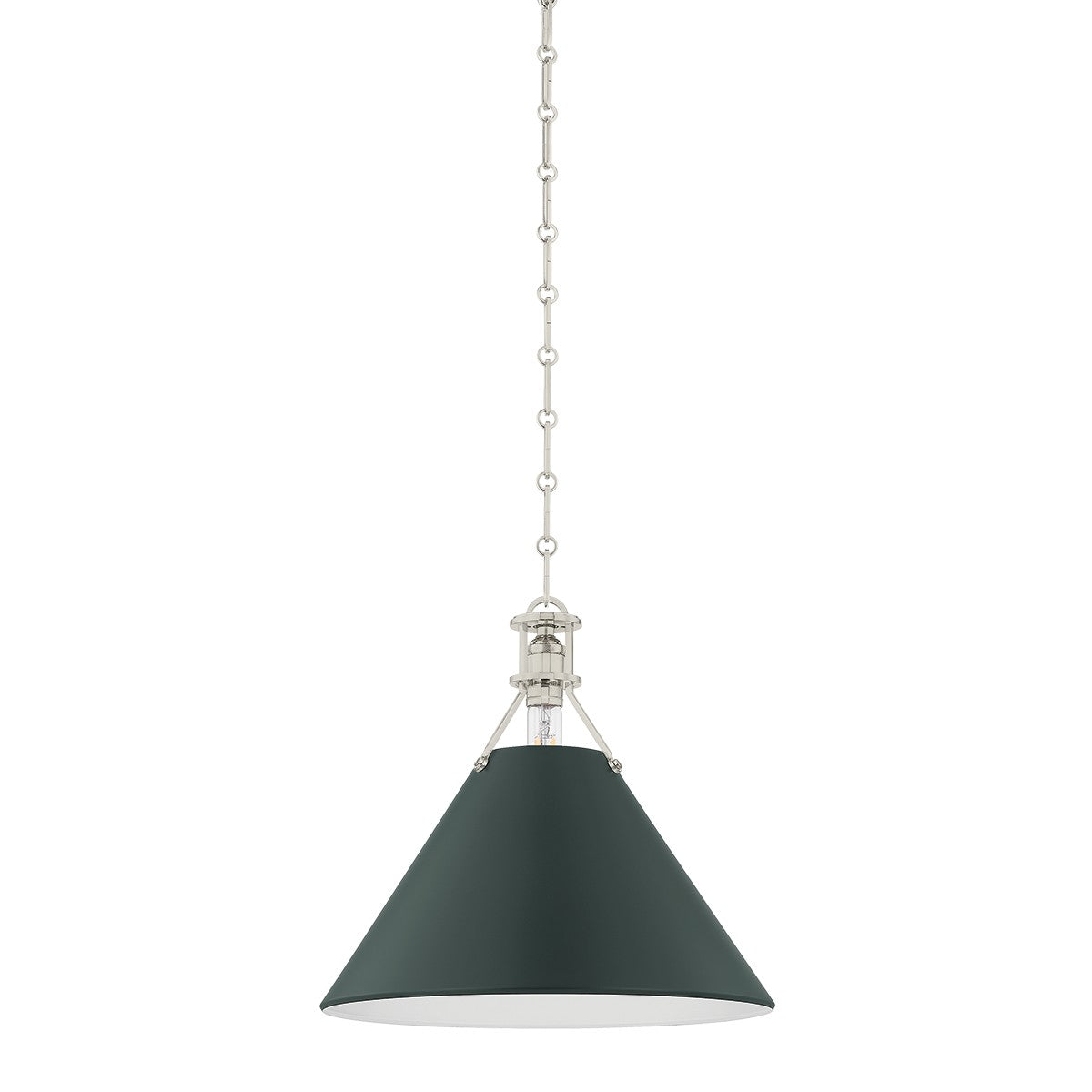 Suspension 1 lumière | Painted No. 2