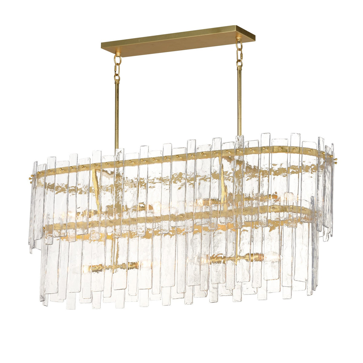 Suspension linéaire 8 lumières | Warren