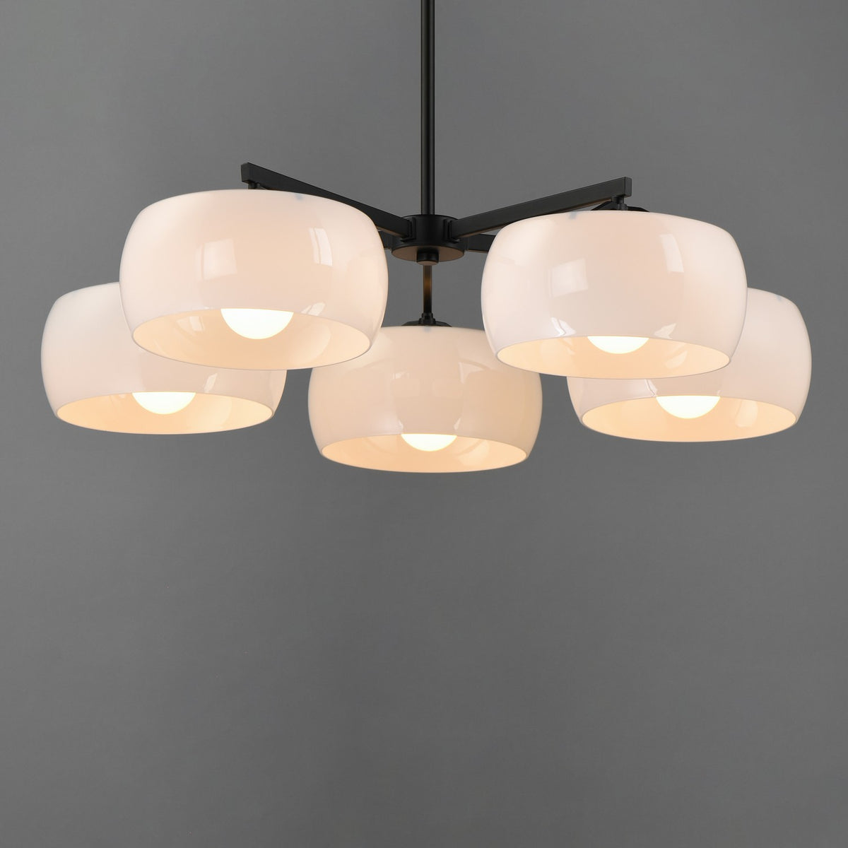 Lustre 5 lumières | Glazed