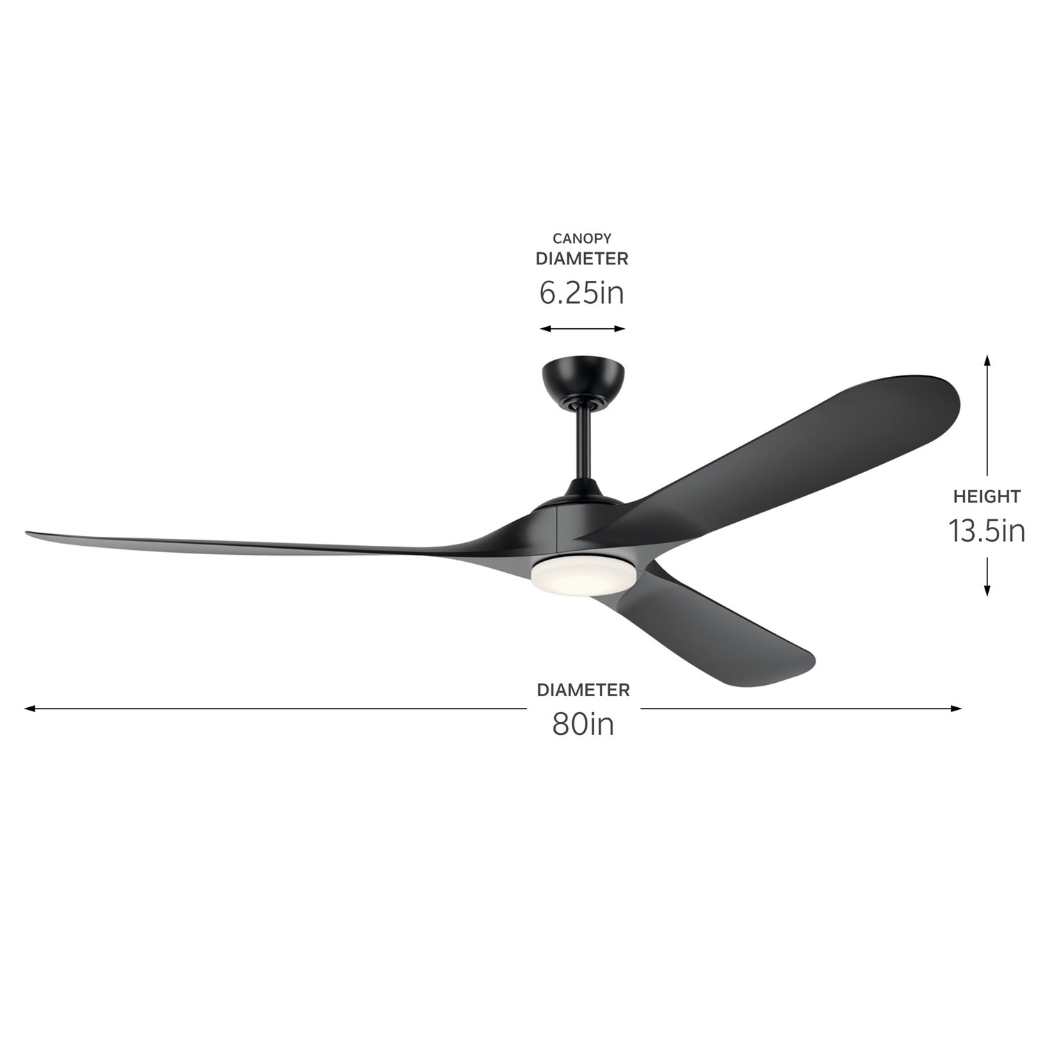 Ventilateur de plafond 80 po | Mylo