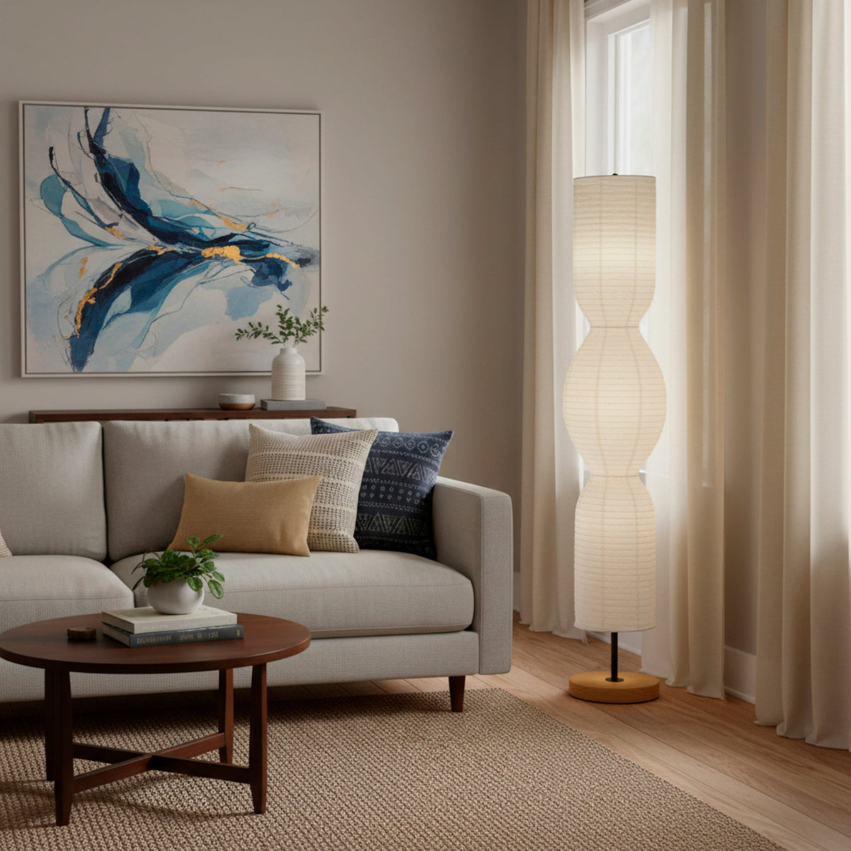 Lampadaire sablier | Gobi — Adesso