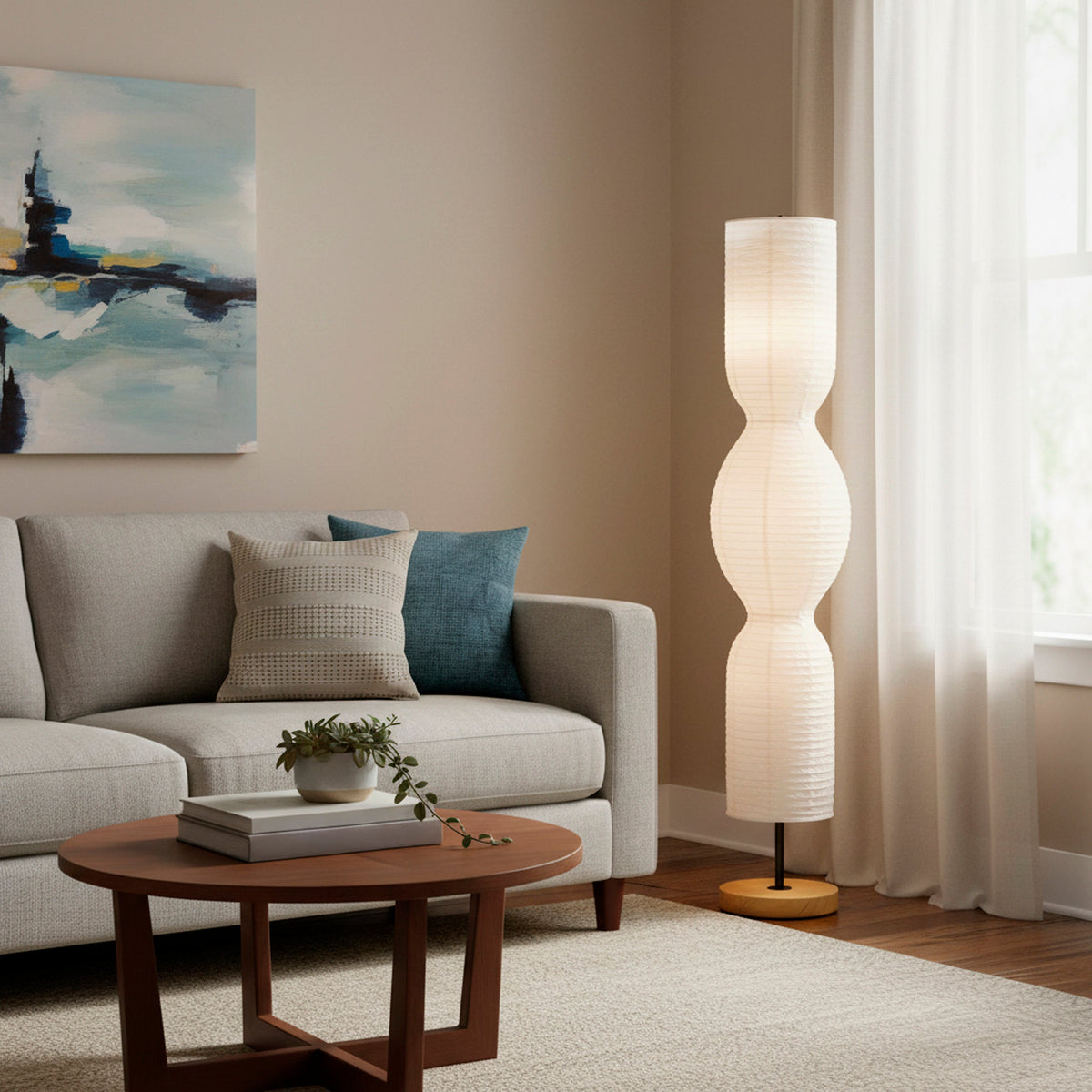 Lampadaire sablier | Gobi — Adesso