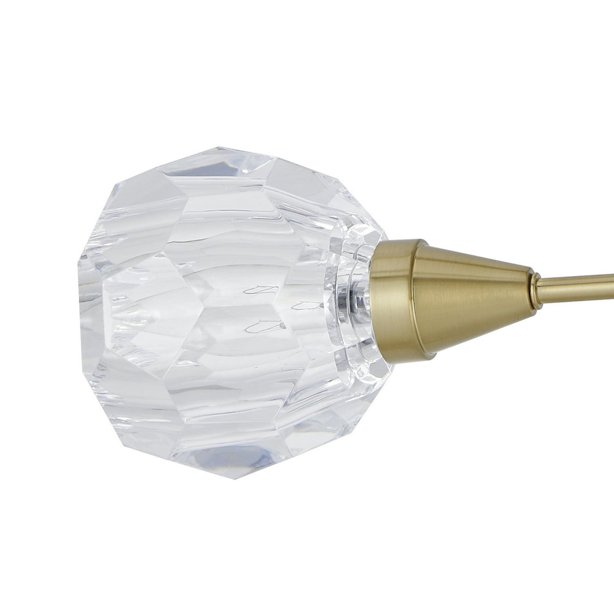 Semi-plafonnier 3 lumières | Helena — Or / Champagne / Feuille d'or — 206945A