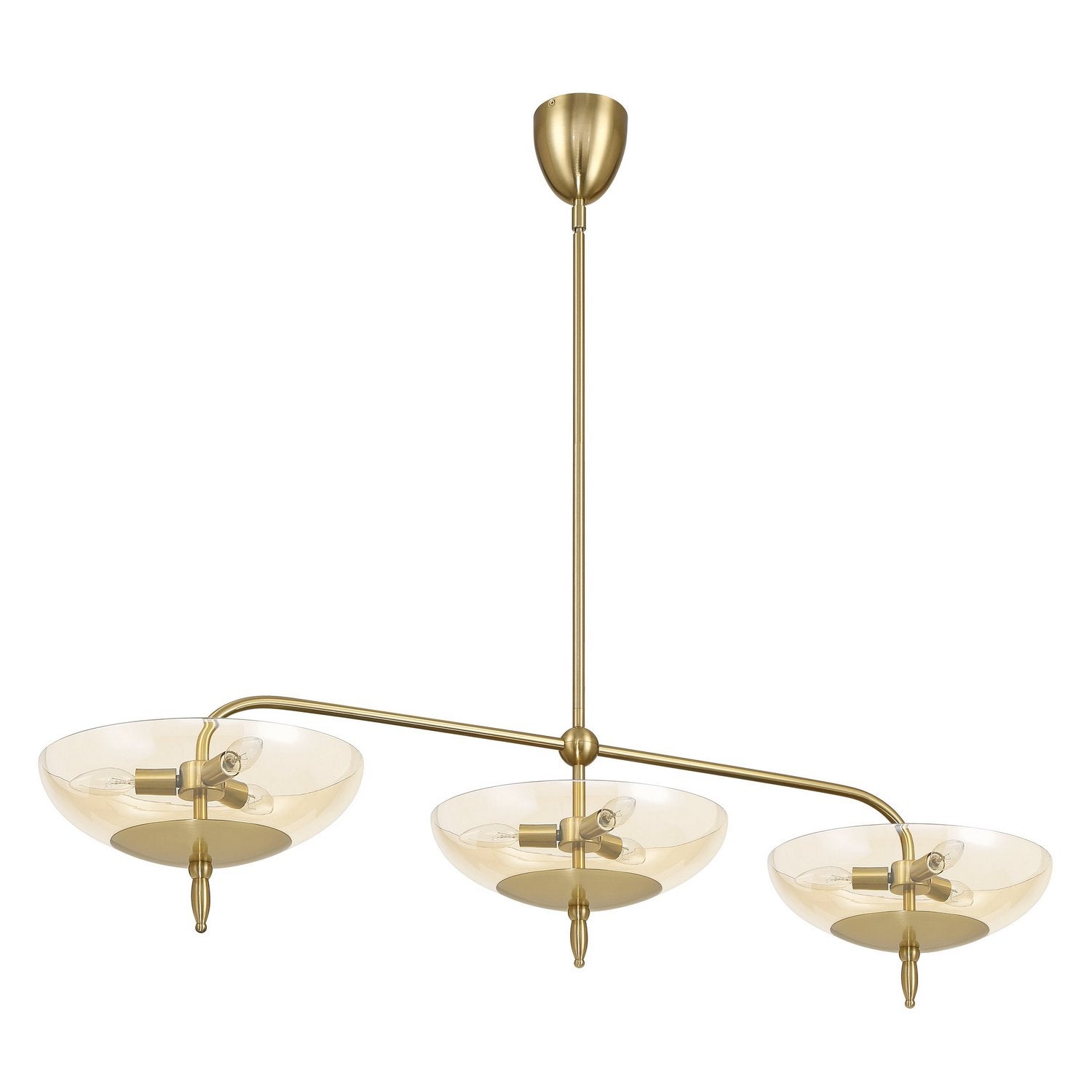 Suspension linéaire 9 lumières | Fiorello