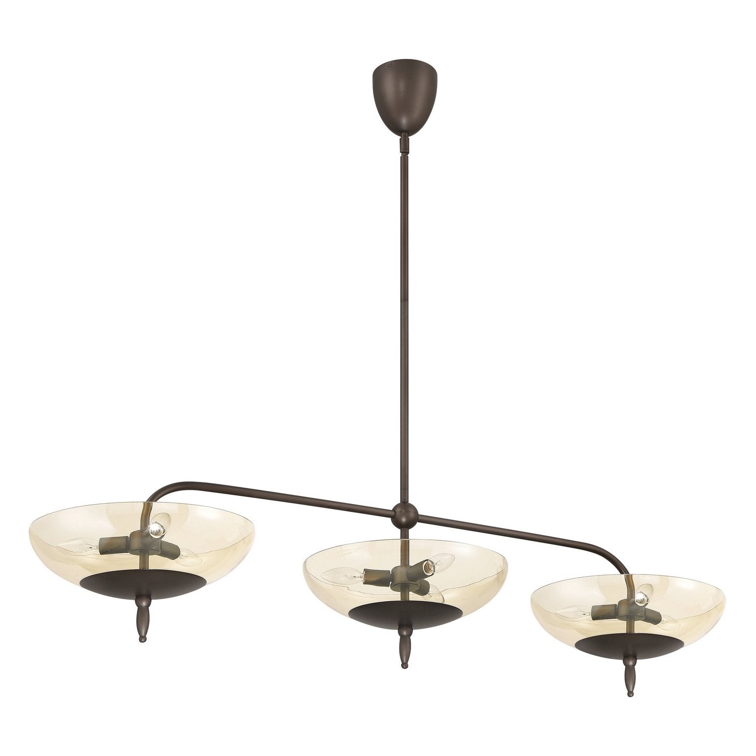 Suspension linéaire 9 lumières | Fiorello