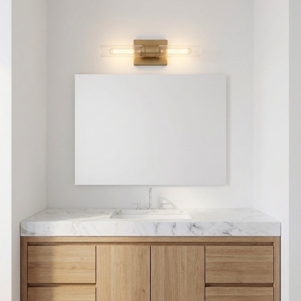 Applique de vanité | Satin Brass | Keaton