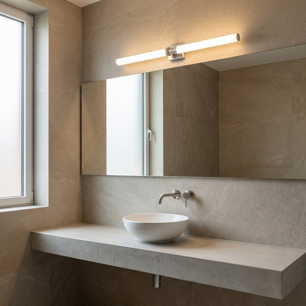 Applique de salle de bain DEL | Brushed Nickel | Kiel
