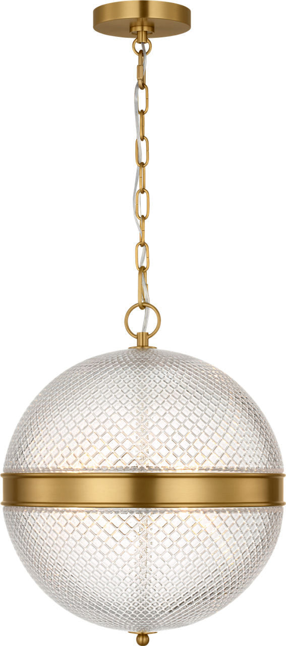 Suspension 3 lumières | Burnished Brass | Lucinda