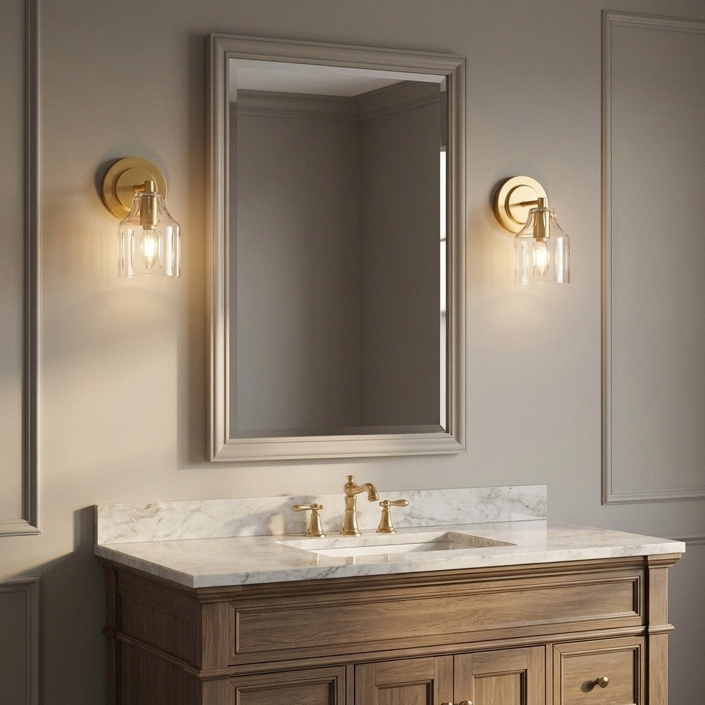 Applique de salle de bain 1 lumière | Gild | Augusta