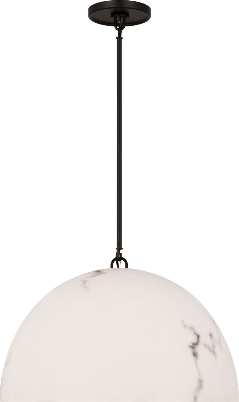 Suspension 1 lumière | Aged Iron | Savina