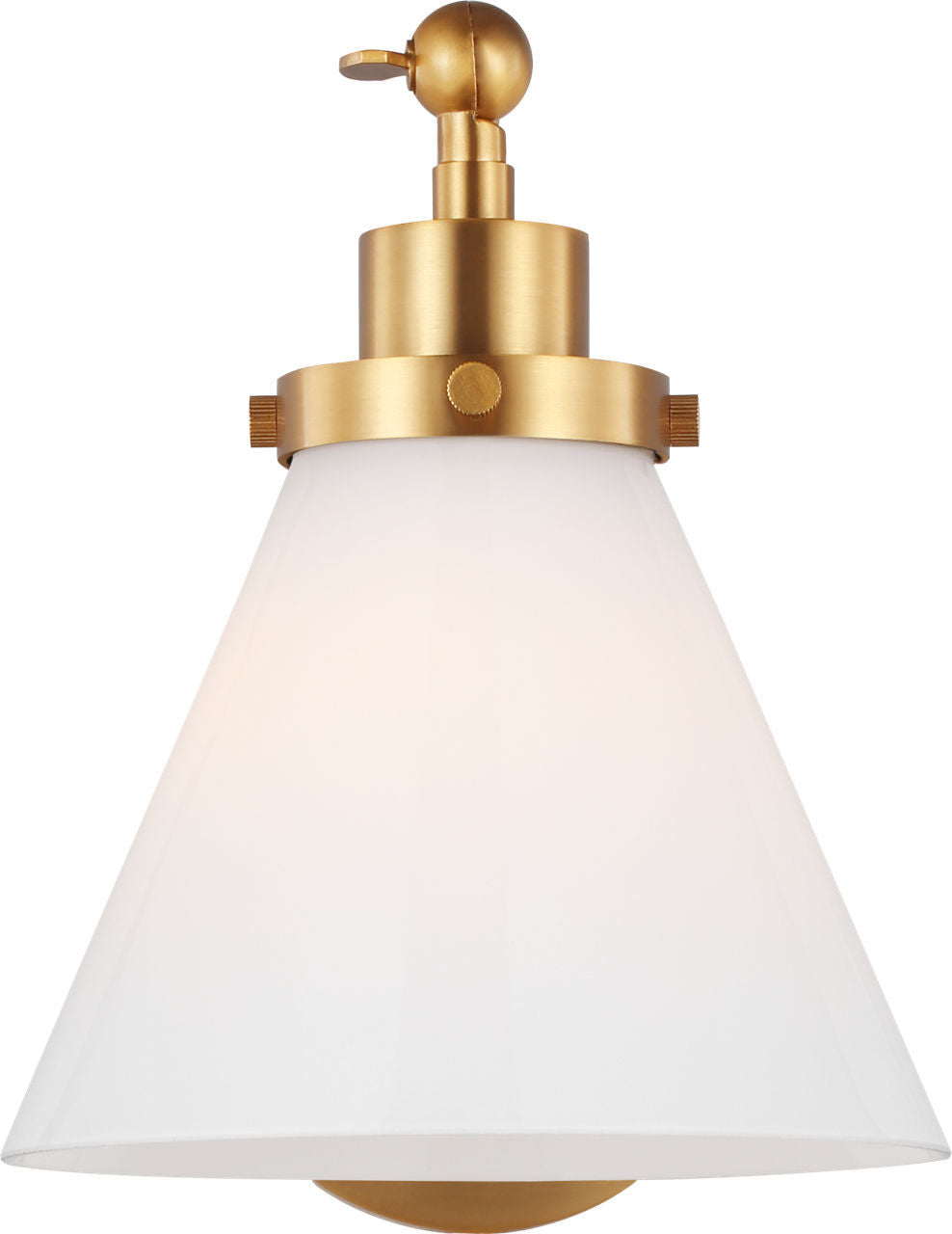 Applique murale 1 lumière | Burnished Brass | Wellfleet