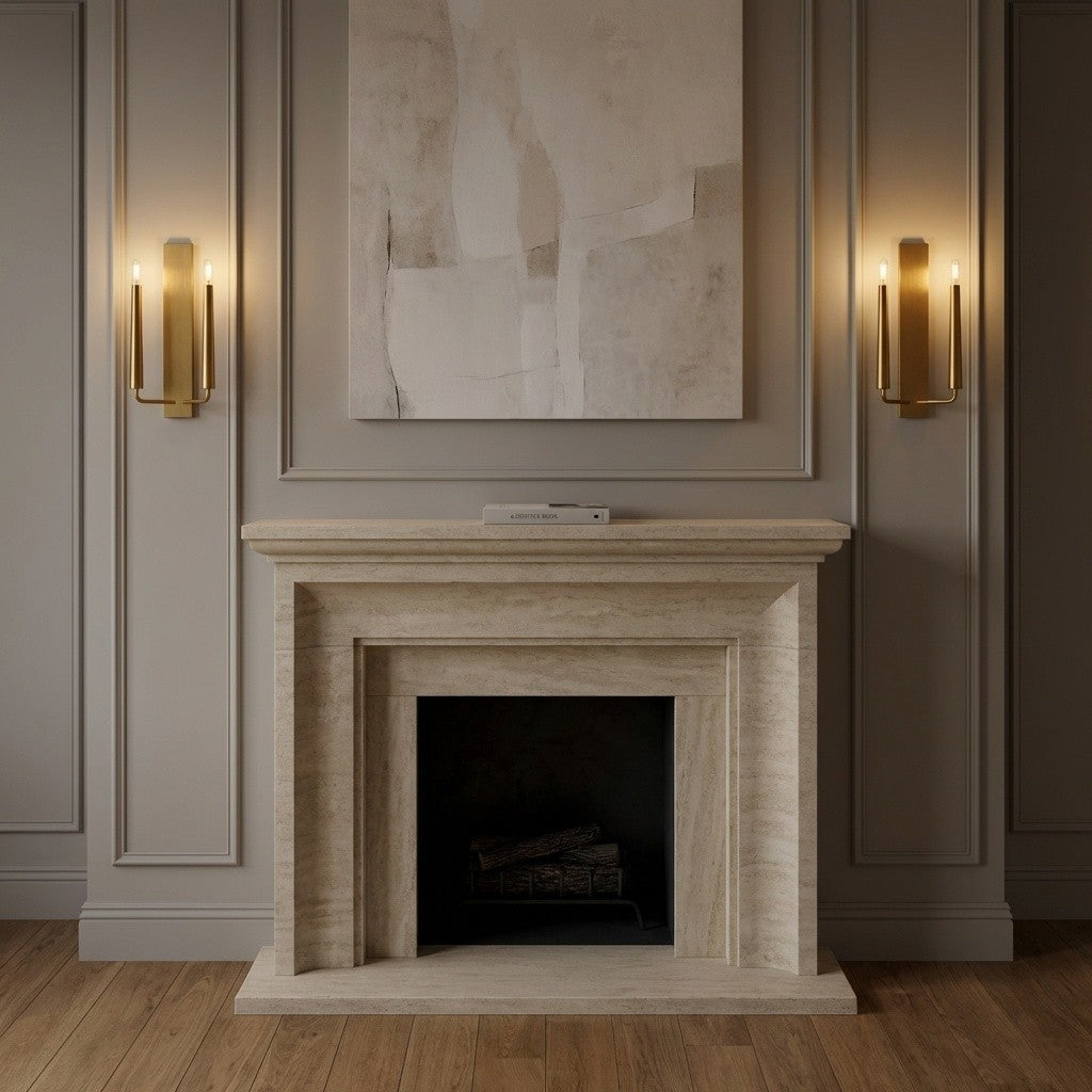 Applique murale 2 lumières | Burnished Brass | Lois