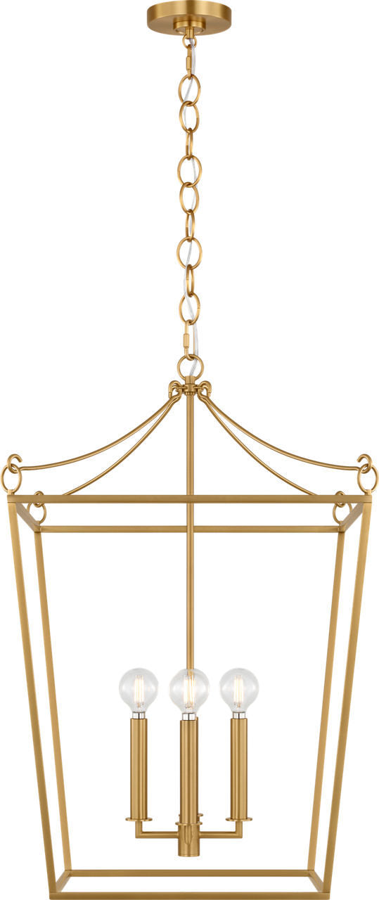 Lanterne 4 lumières | Burnished Brass | Carlyle