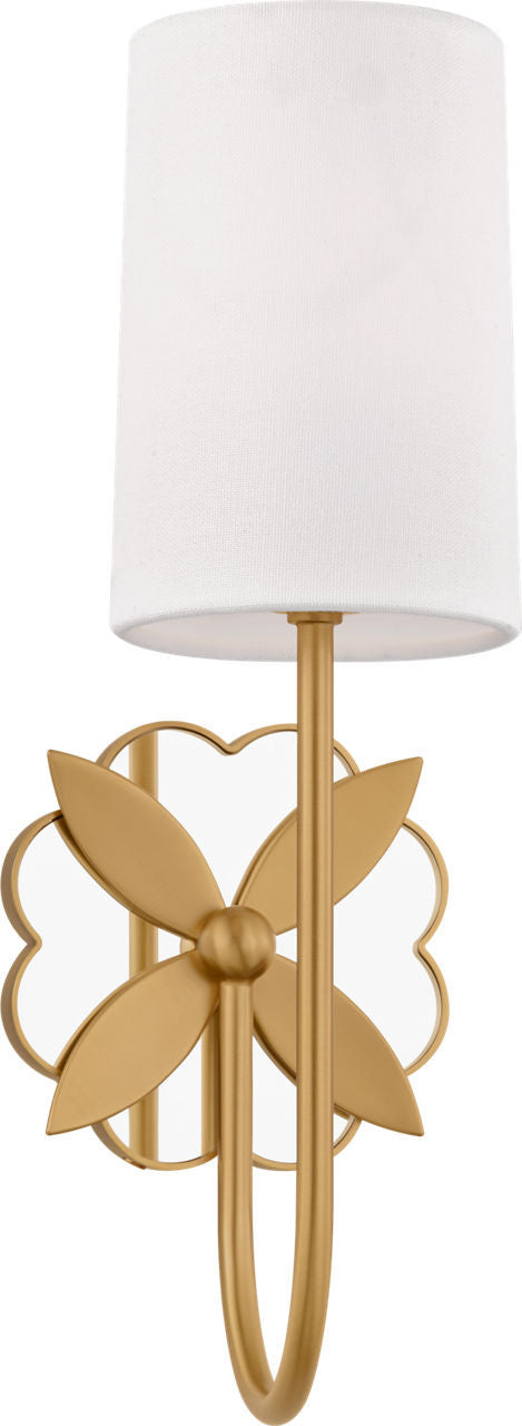 Applique murale 1 lumière | Burnished Brass | Spencer