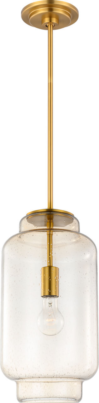 Suspension 1 lumière | Burnished Brass | Nodier