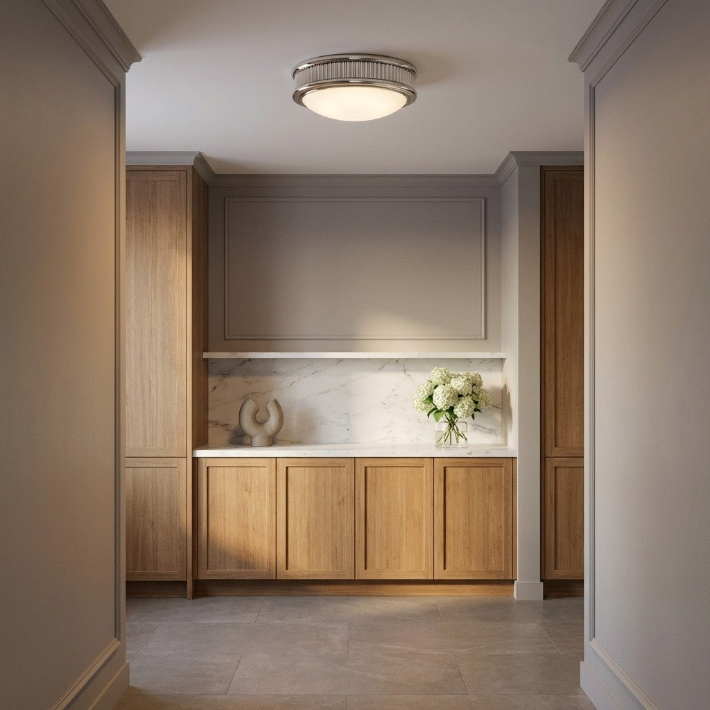 Plafonnier DEL | Polished Nickel | Ritz