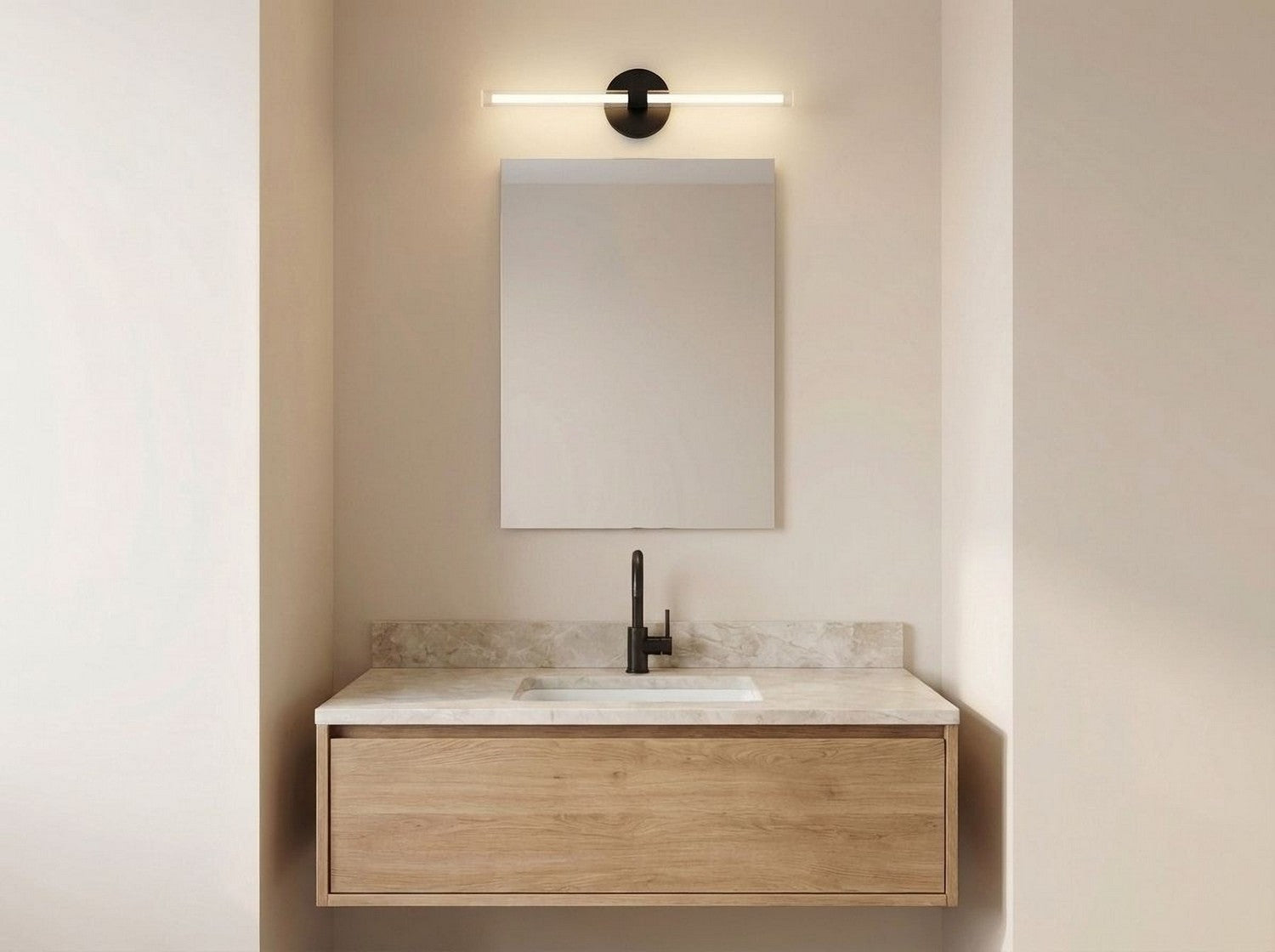 Applique murale DEL | Midnight Black | Silas